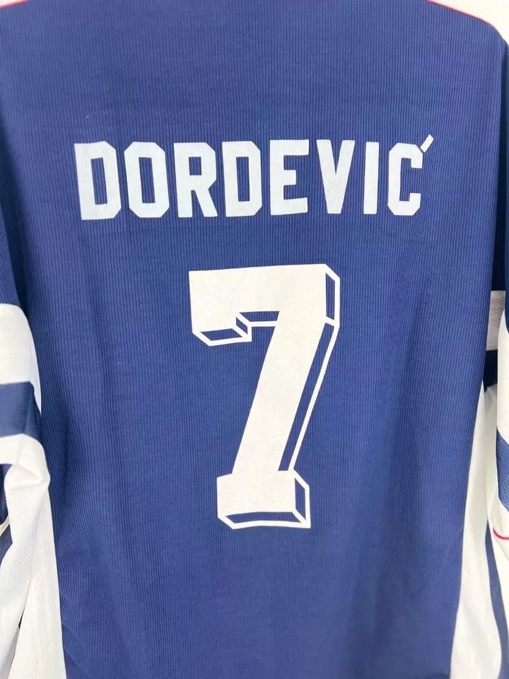 Vintage Vintage Yugoslavia 1998 - 2000 Home #7 Đorđević FOOTBALL Size US L / EU 52-54 / 3 - 9 Thumbnail