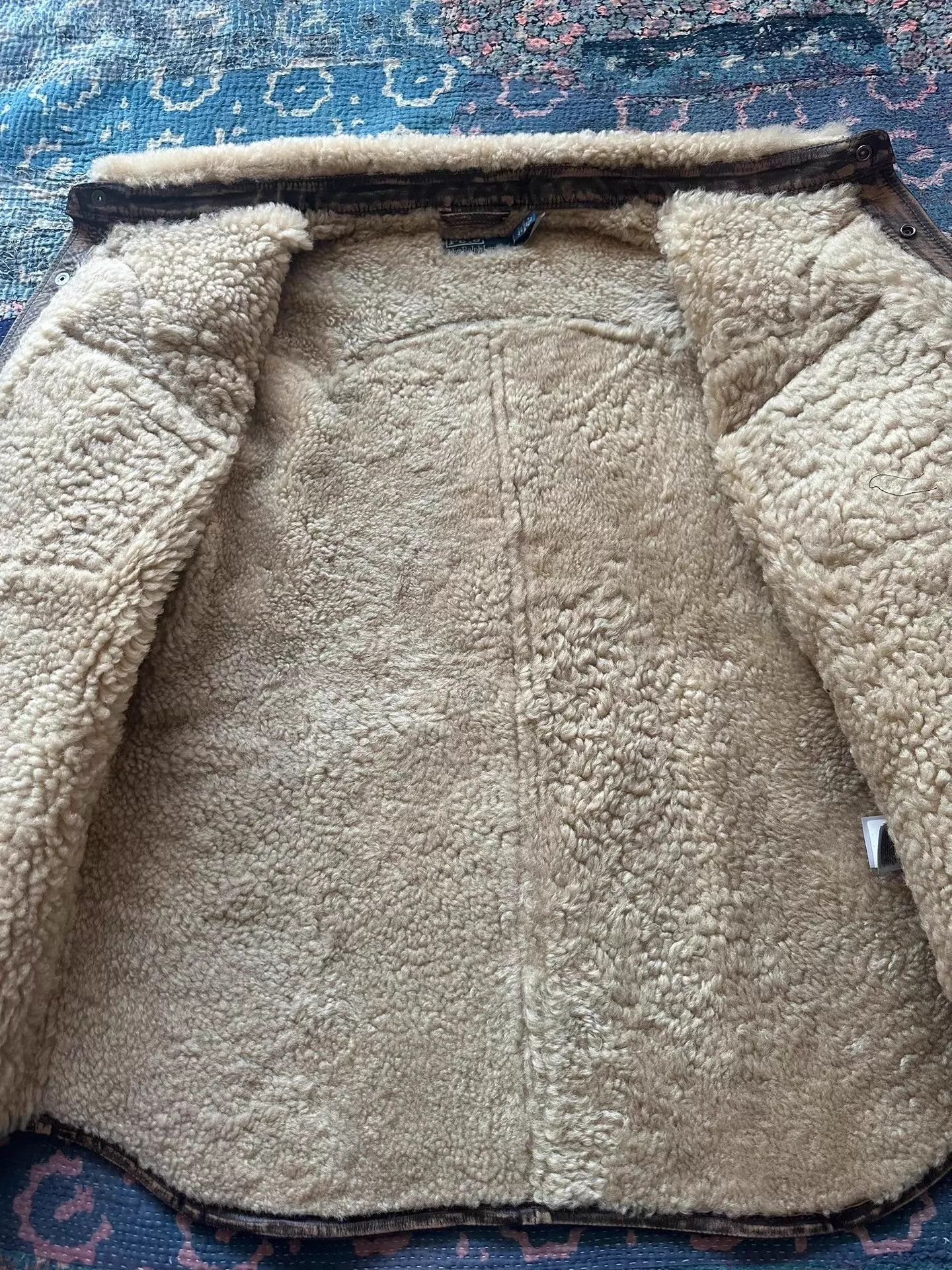 Polo Ralph Lauren Polo Ralph Lauren RRL Distressed Shearling Jacket XL Size US XL / EU 56 / 4 - 6 Thumbnail