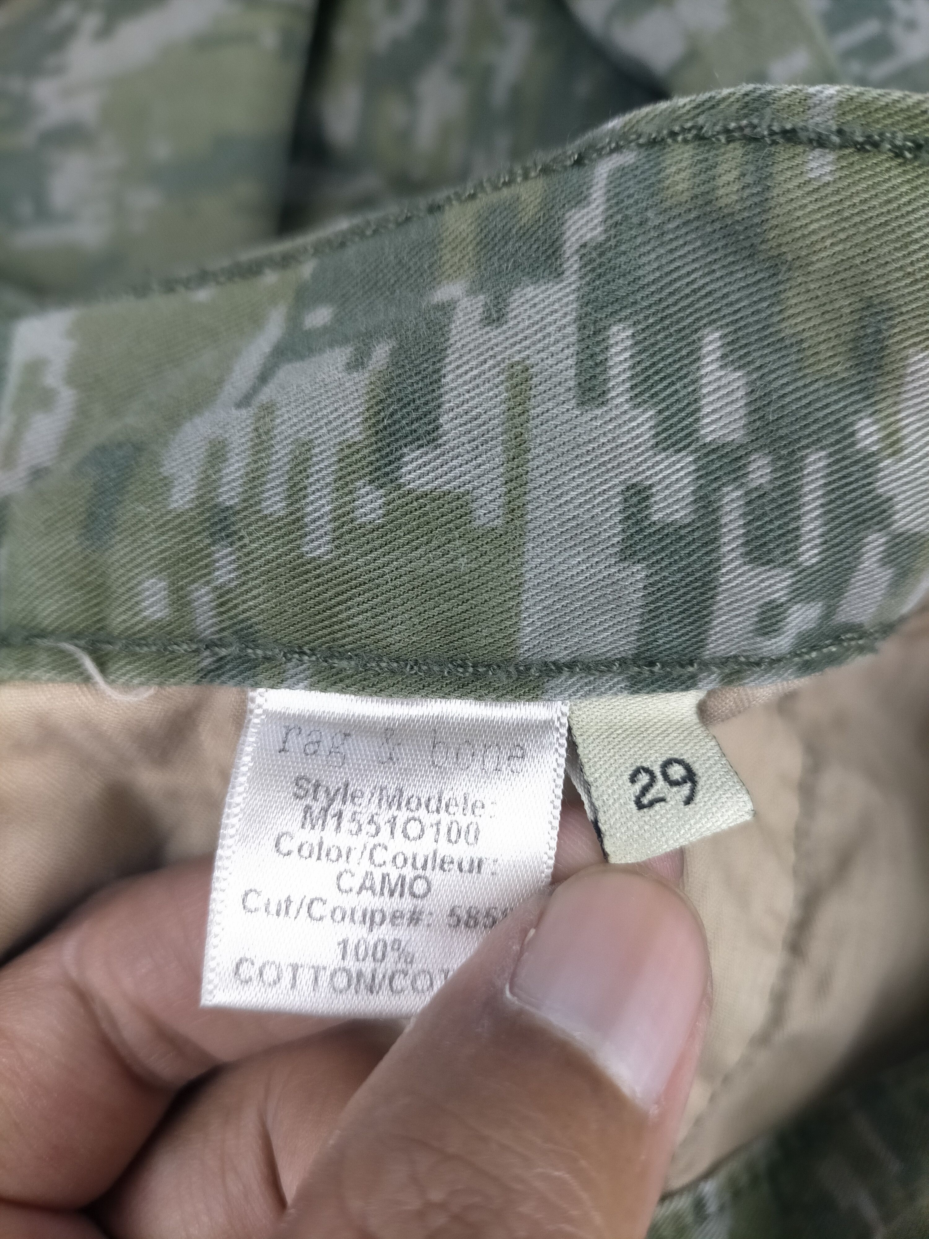 🔥Rag & Bone Tailored Workwear Camo Pants