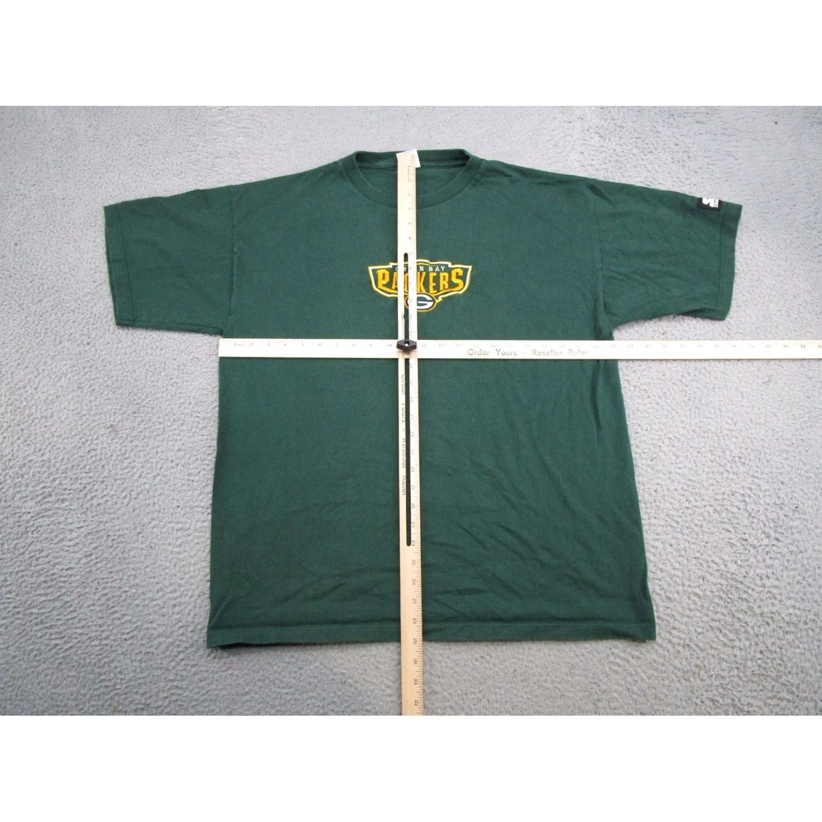 Starter VINTAGE Green Bay Packers Embroidered Starter T-Shirt Mens SZ L USA Made NFL 90s Shirt Mens L Green Embroidered 90s Weekday Mens Risk Size US L / EU 52-54 / 3 - 6 Thumbnail