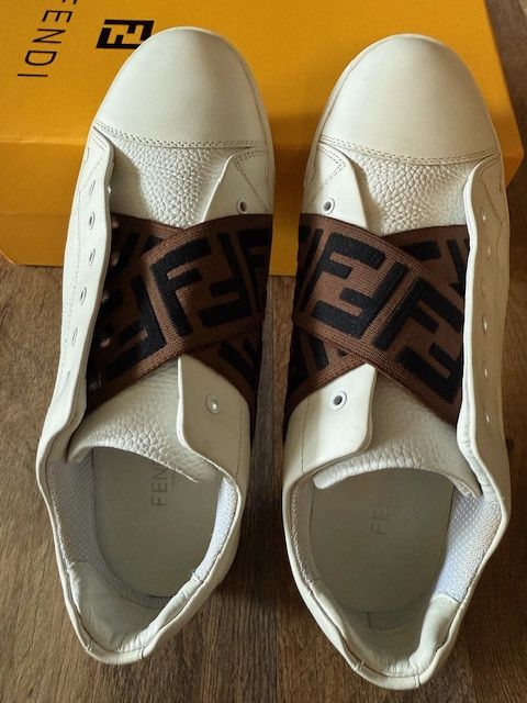Fendi Fendi leather sneakers Size US 10 / EU 43 - 8 Thumbnail