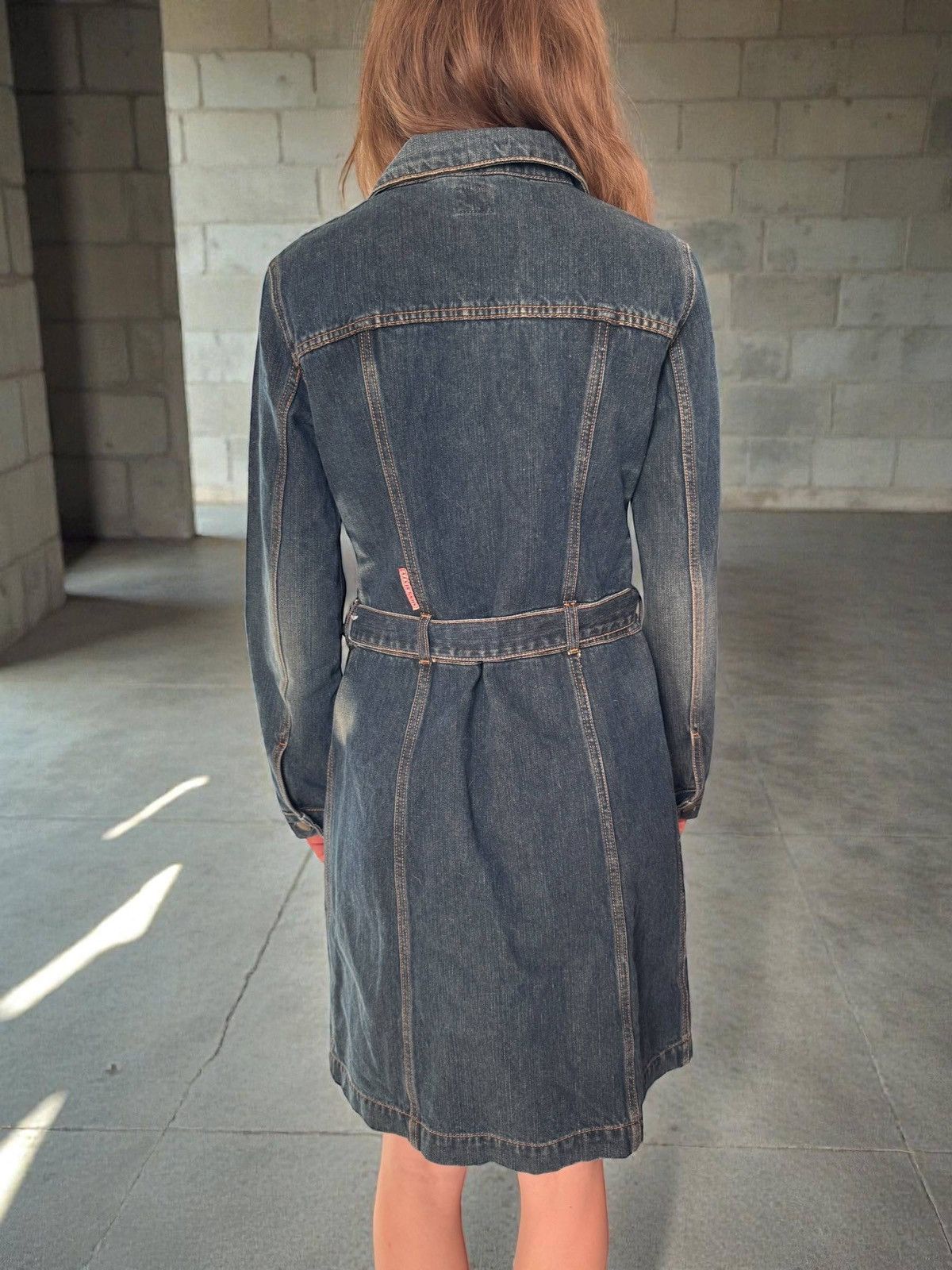 Miss Sixty Miss Sixty Y2K Vintage Denim Coat Size S / US 4 / IT 40 - 2 Thumbnail