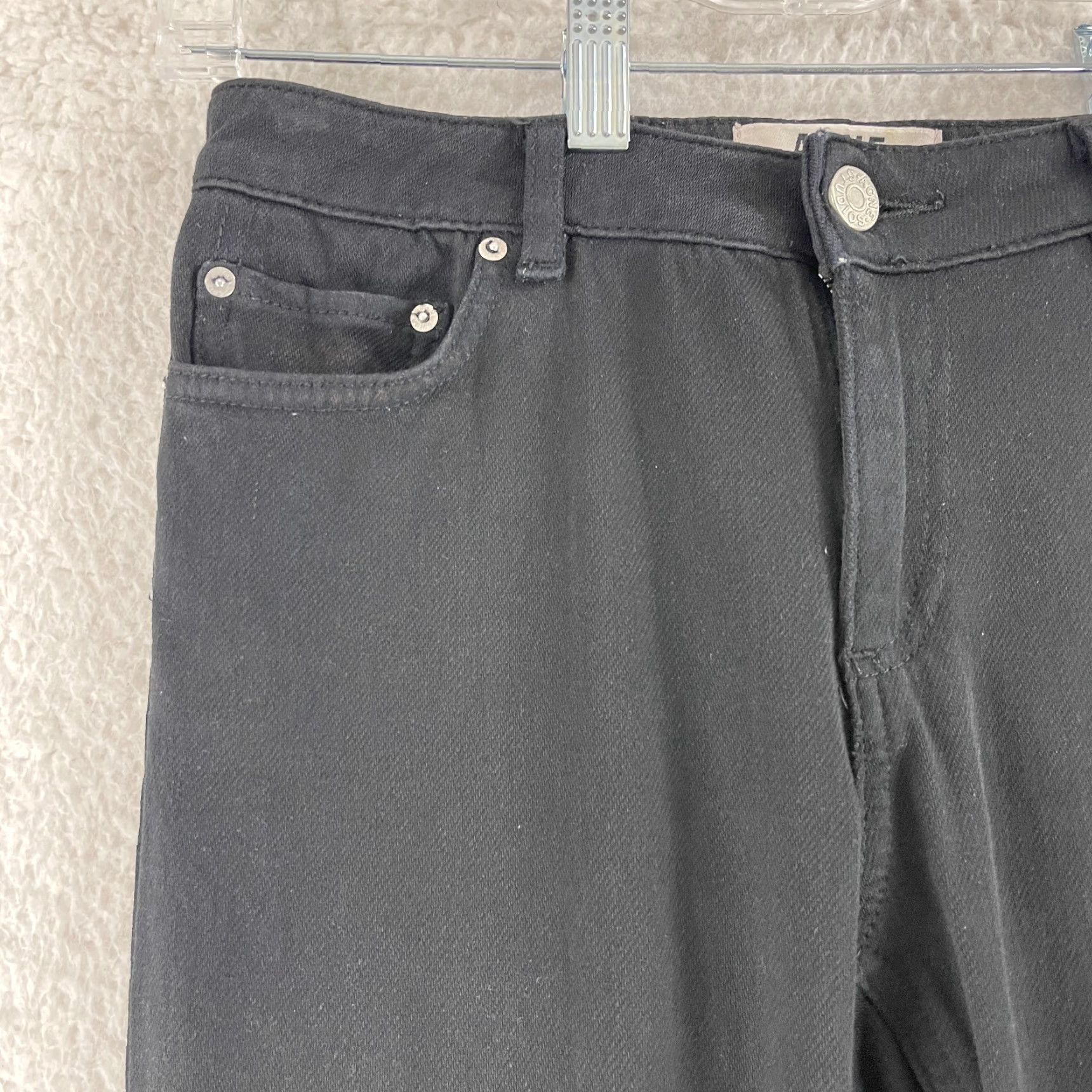 Acne Studios Acne Studios Black Skin 5 Skinny Jeans Womens Mid-Rise 26x32 Denim Jeans Slim Black Pocket 5-Pocket Design City Hippie 90s Womens Size 26" / US 2 / IT 38 - 4 Thumbnail
