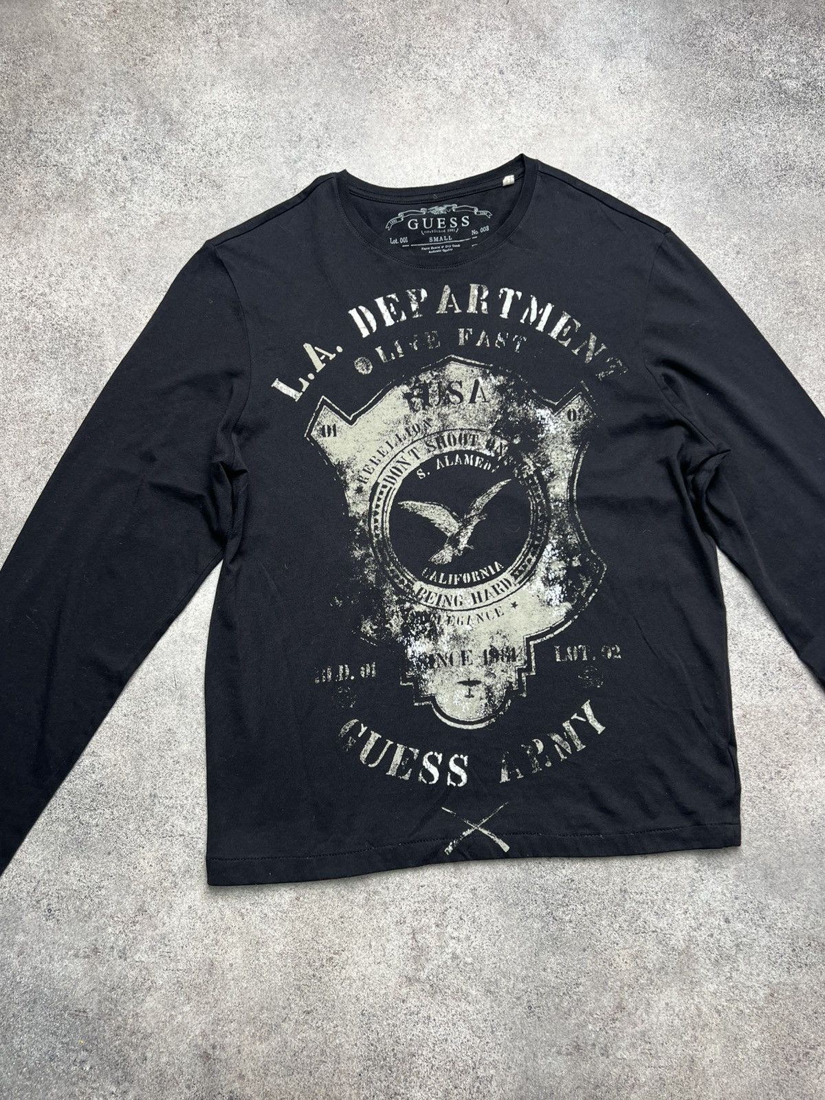 Guess Guess army printed long sleeve Size US S / EU 44-46 / 1 - 2 Thumbnail
