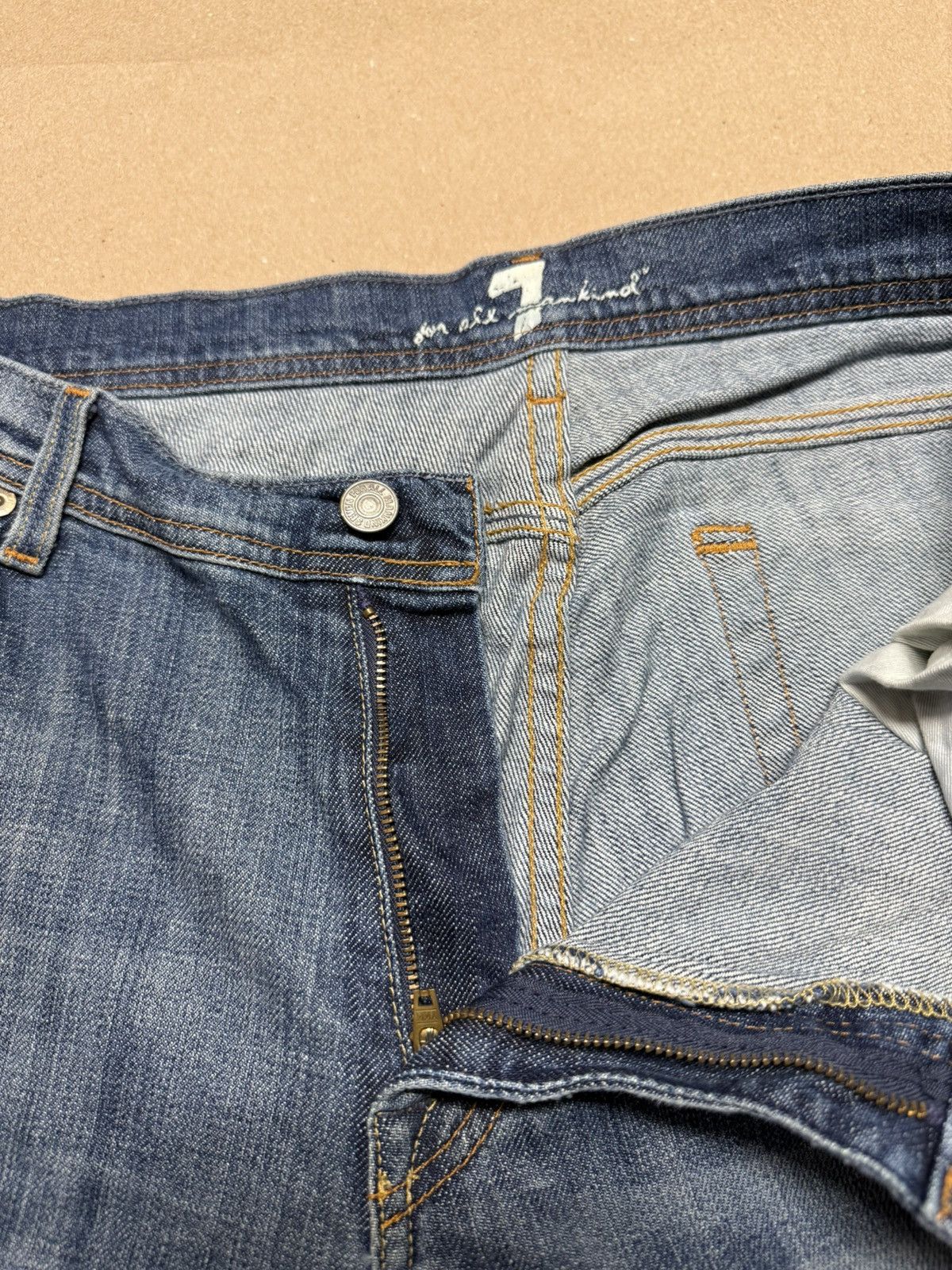 7 For All Mankind Seven 7 For All Mankind Jeans 38 x 34 Stretch Relaxed Fit Size US 38 / EU 54 - 4 Thumbnail