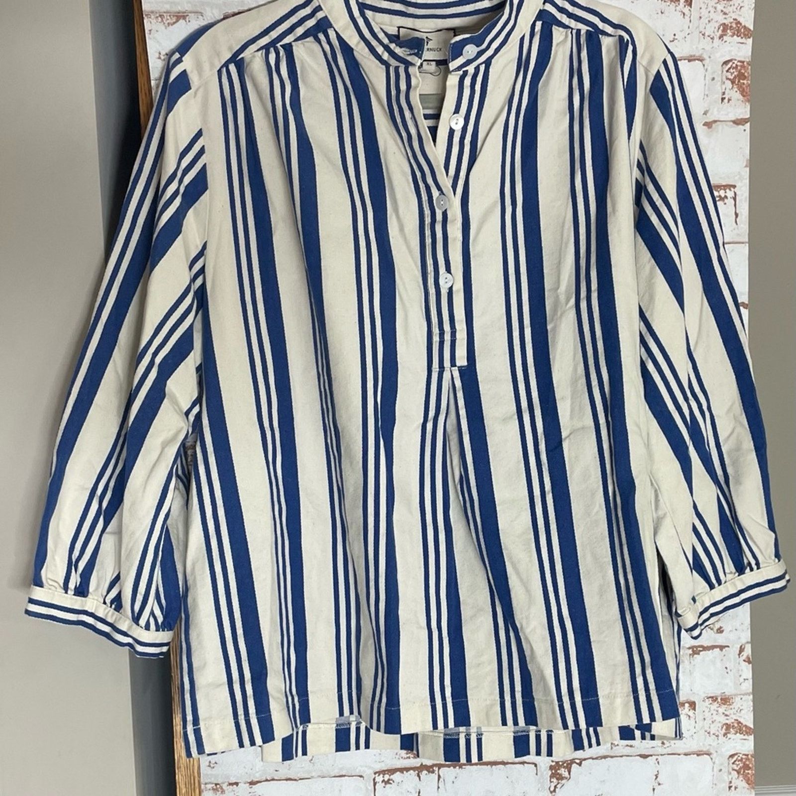 & Other Stories Tuckernuck Blue and White Striped Tunic Size M / US 6-8 / IT 42-44 - 1 Thumbnail