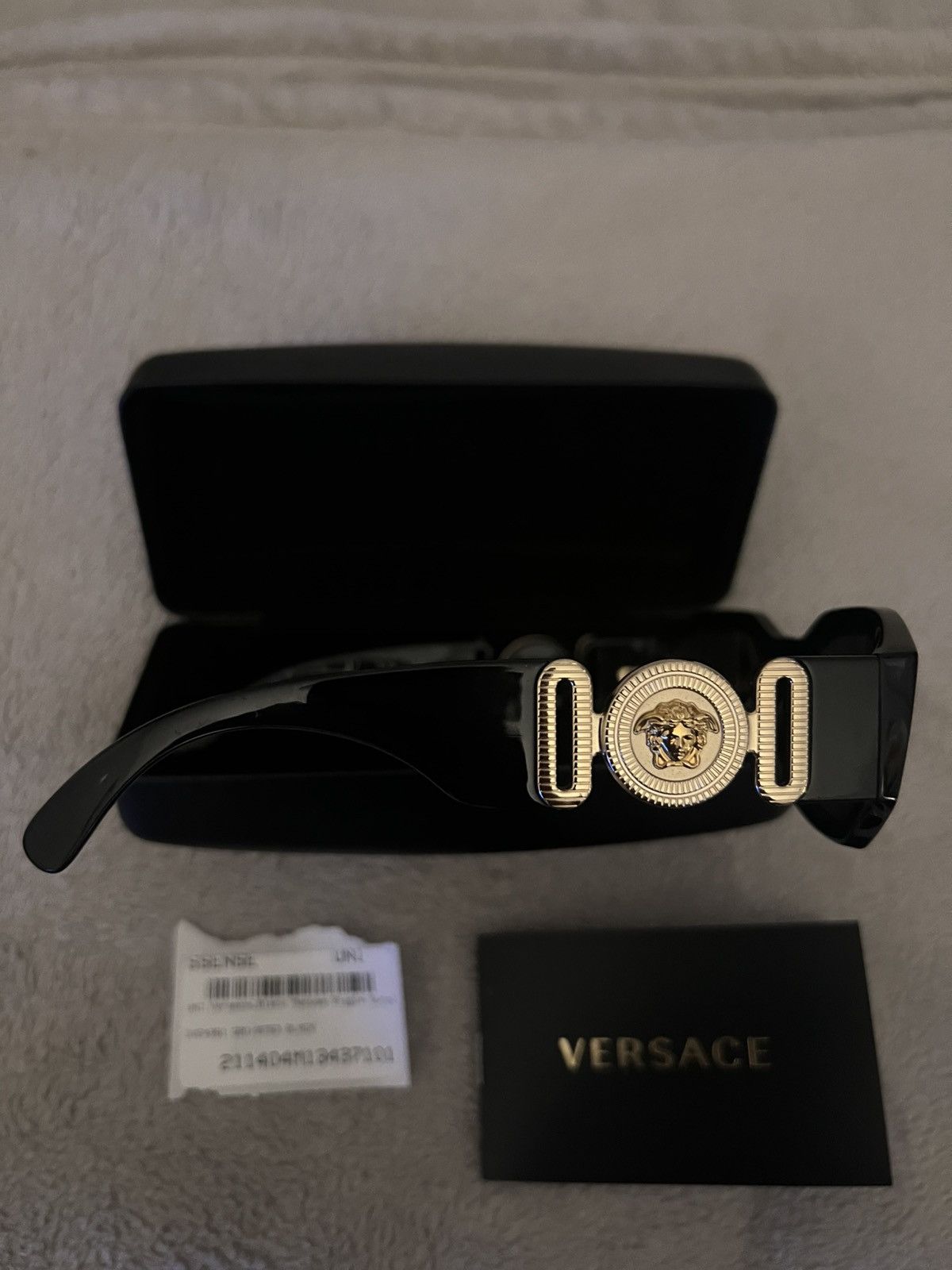 Versace Black Medusa Biggie Sunglasses Size ONE SIZE - 7 Thumbnail