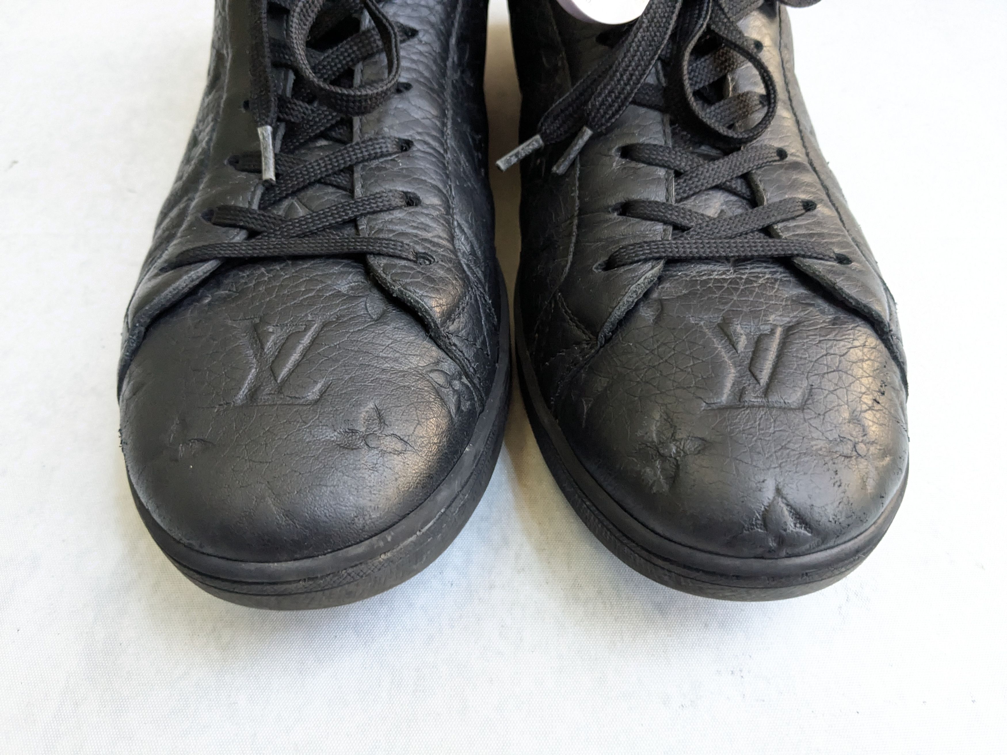 Louis Vuitton Louis Vuitton Luxembourg Black Monogram 11 Leather Size US 11 / EU 44 - 3 Thumbnail
