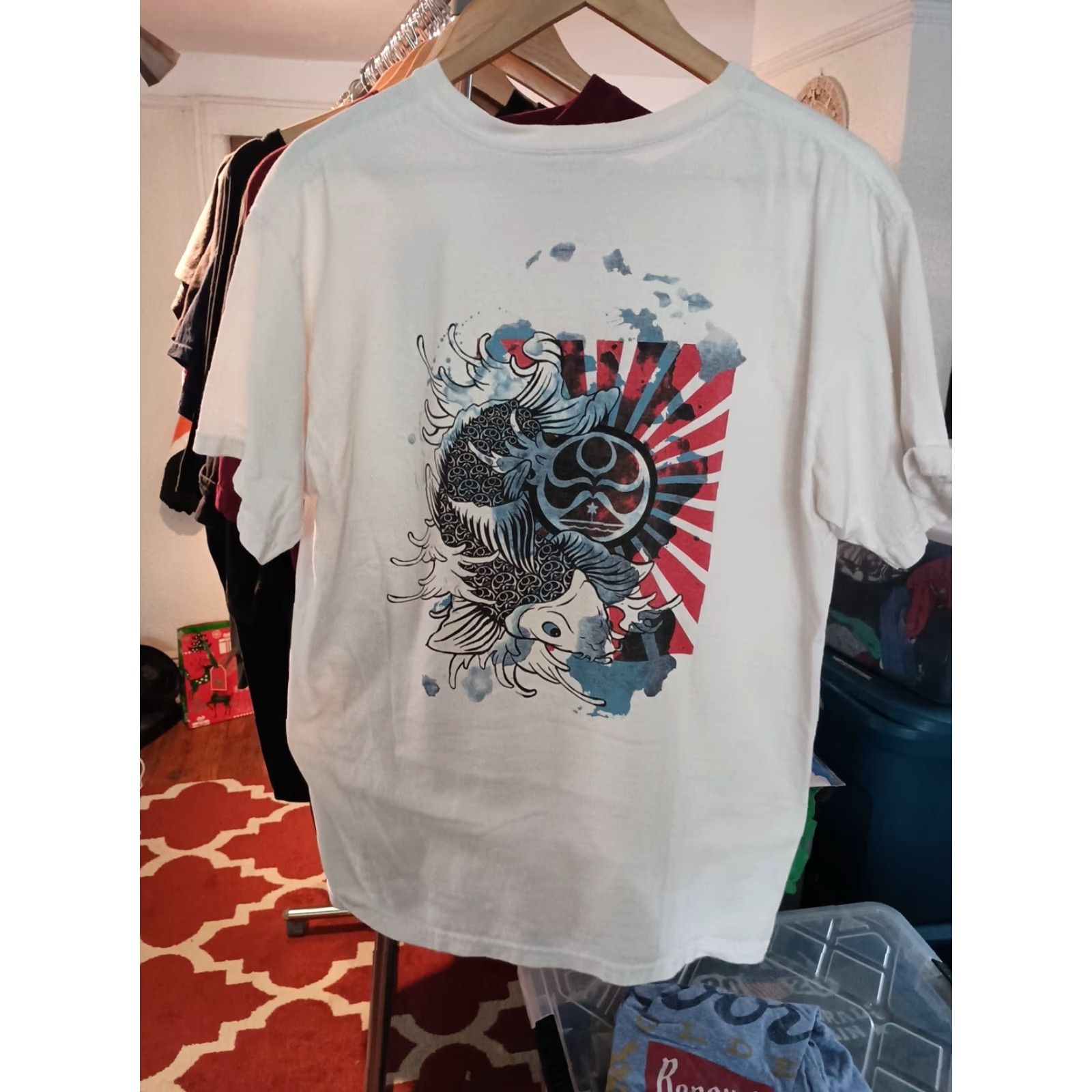 Vintage VINTAGE t&c Town and Country Hawaii T-shirt Men L White Shirt Hawaii Mens Size US L / EU 52-54 / 3 - 5 Thumbnail
