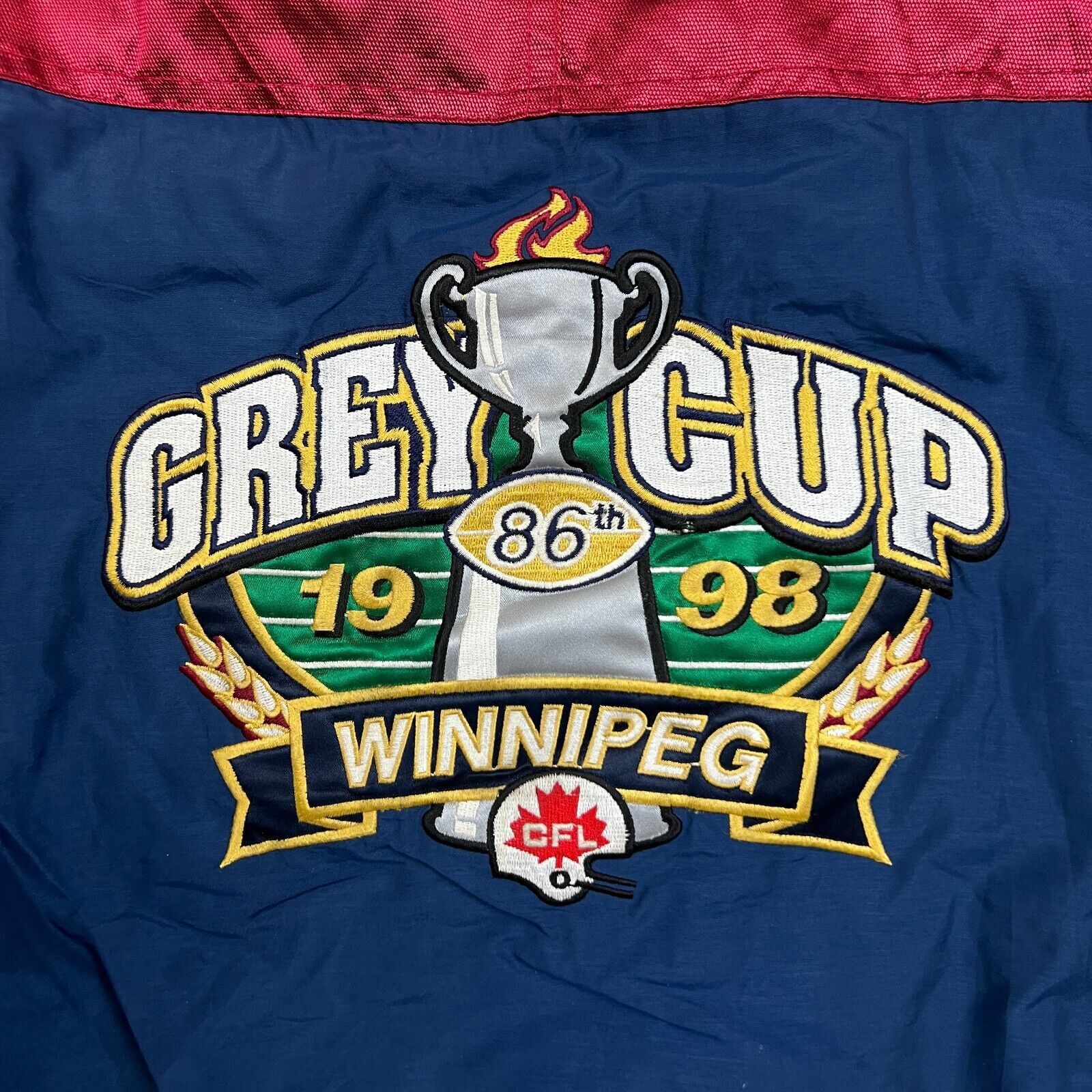 NFL × Starter × Vintage Vintage 1998 Grey Cup Starter Jacket Medium NFL Football CFL Size US M / EU 48-50 / 2 - 10 Thumbnail