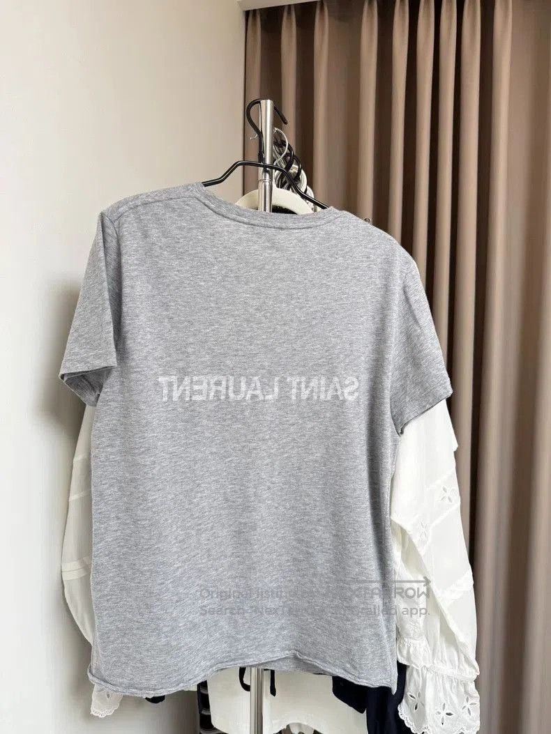 Yves Saint Laurent Saint Laurent Logo Print T-Shirt Size US S / EU 44-46 / 1 - 3 Thumbnail
