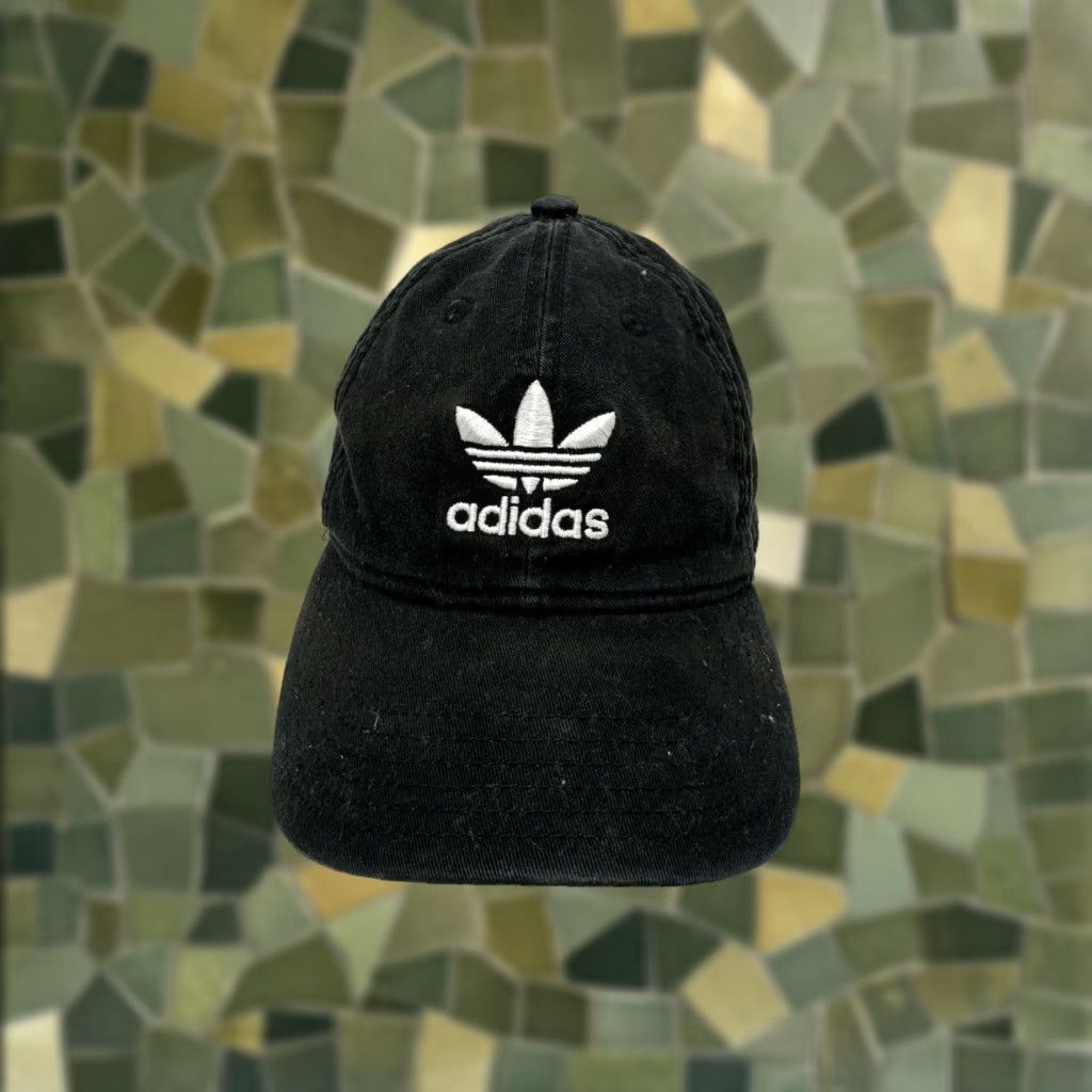 Adidas Adidas Baseball Hat Black Logo Embroidered Adjustable Cap - Men - One Size - Black - Baseball Cap Size ONE SIZE - 1 Thumbnail