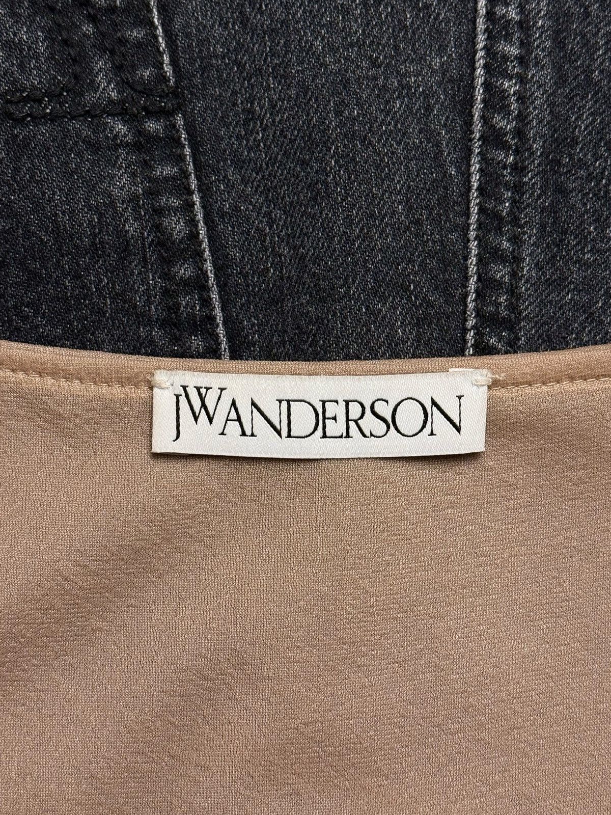 JW Anderson J.W. Anderson deconstructed jersey denim mini dress Size S / US 4 / IT 40 - 2 Thumbnail