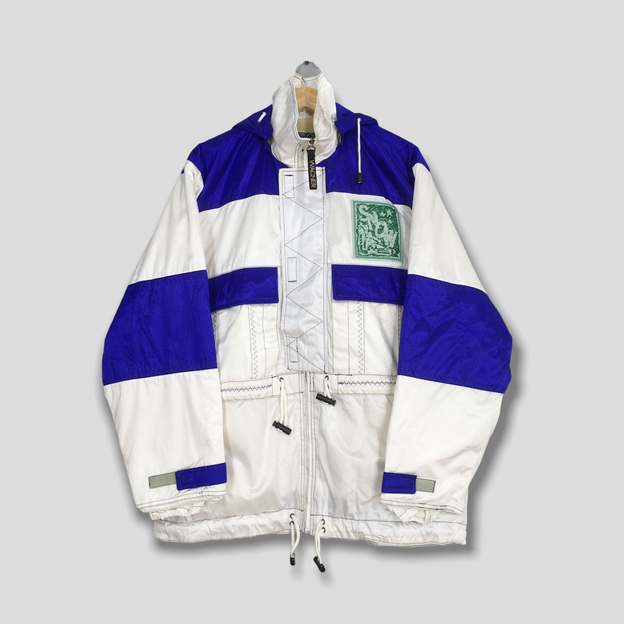 image of Vintage Wagner Snow Ski Wear Bomber Jacket Hoodie Large, Men's