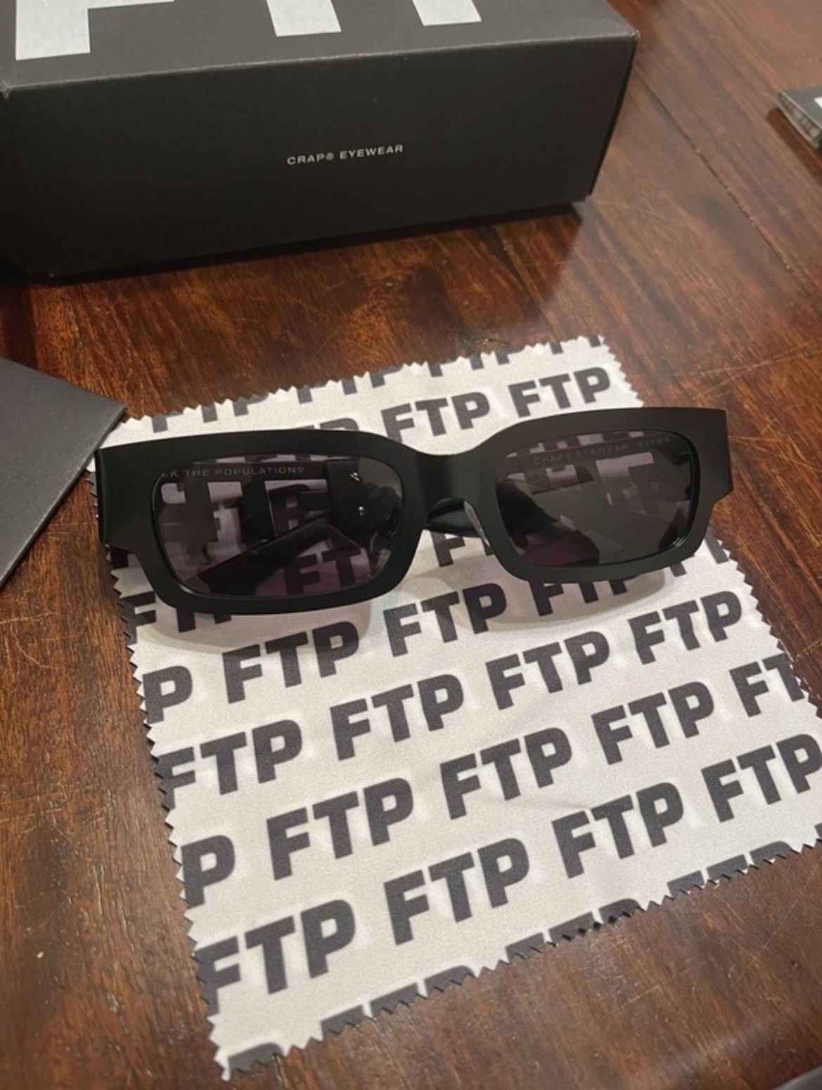 FUCT × Fuck The Population FTP x Crap eyewear Steel sunglasses MATTE BLACK Size ONE SIZE - 3 Thumbnail