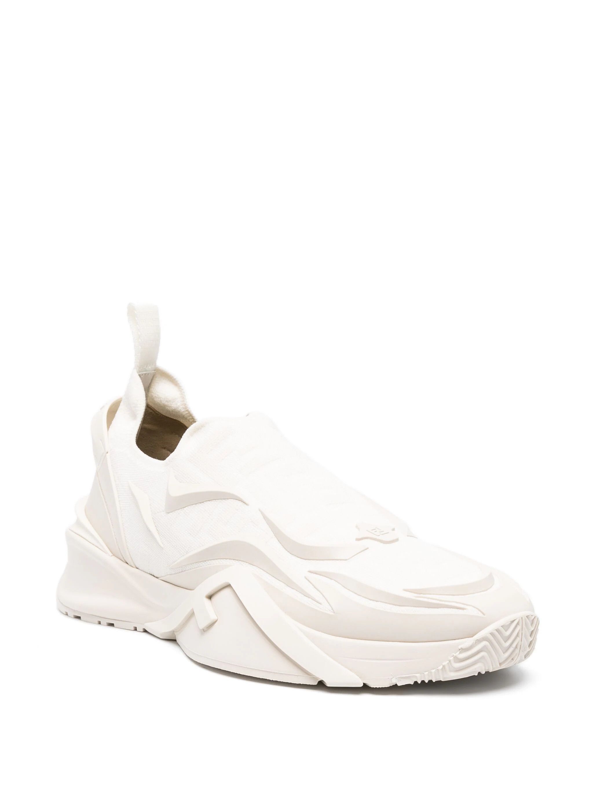 Fendi o1w1db10724 Flow Mesh Sneakers in Ivory Size US 5.5 / EU 38 - 4 Thumbnail