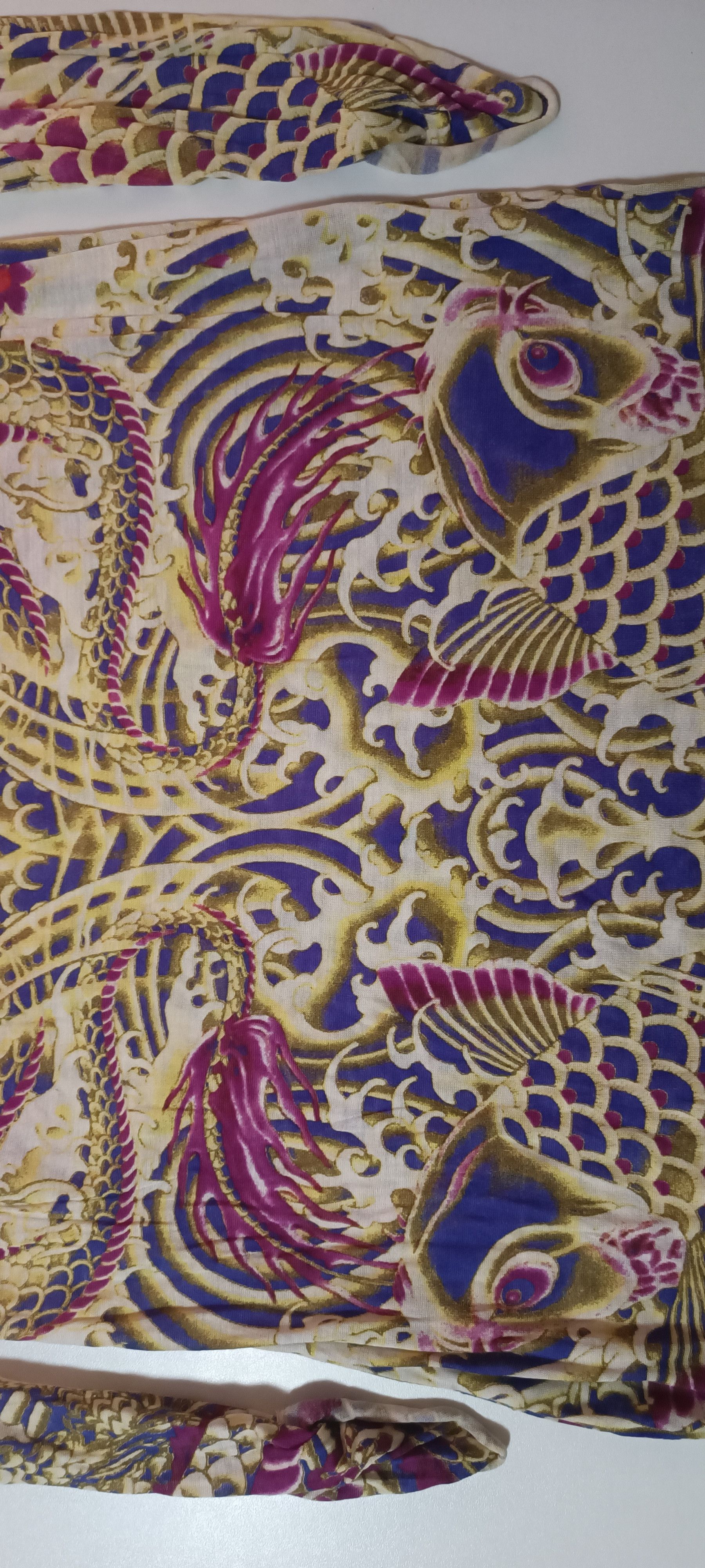Jean Paul Gaultier Dragon and fishes silk dress Size S / US 4 / IT 40 - 12 Thumbnail