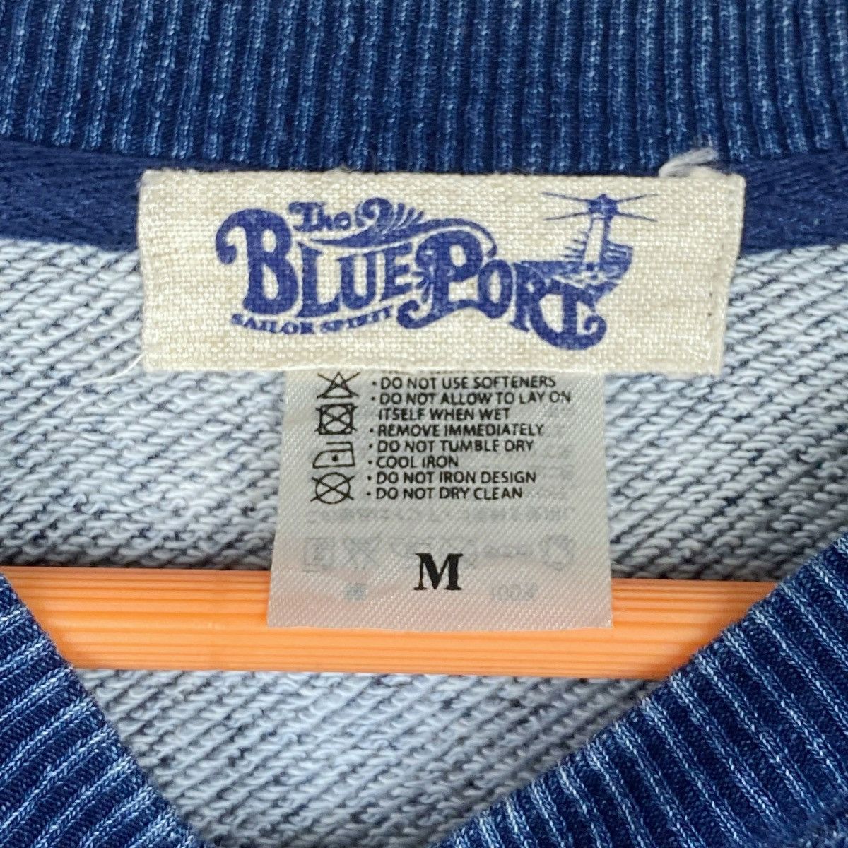 Designer × Vintage The Blue Port Sailor Spirit Sweatshirt Indigo Blue Pullover Size US M / EU 48-50 / 2 - 6 Thumbnail