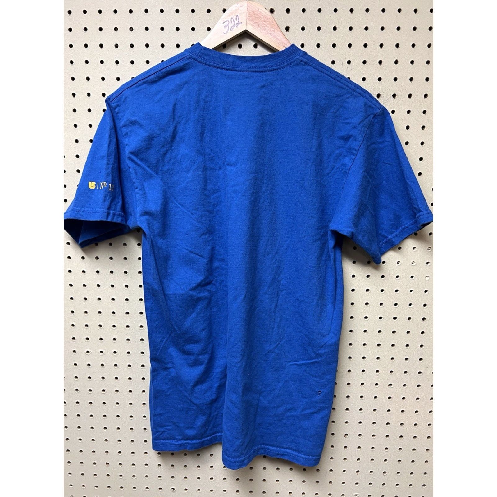 Burton BURTON T-Shirt Men M Blue Cotton Logo Crew Neck Short Sleeve California Outdoor Angels Hole Back Vintage: No (Note: Hole) Size US M / EU 48-50 / 2 - 2 Thumbnail