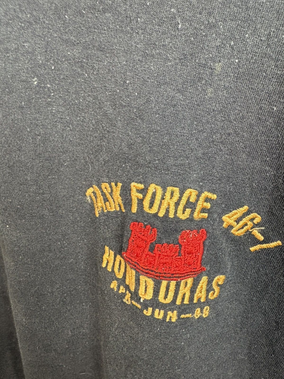 Vintage 1988 Us Military task force T-shirt Size US XL / EU 56 / 4 - 2 Thumbnail