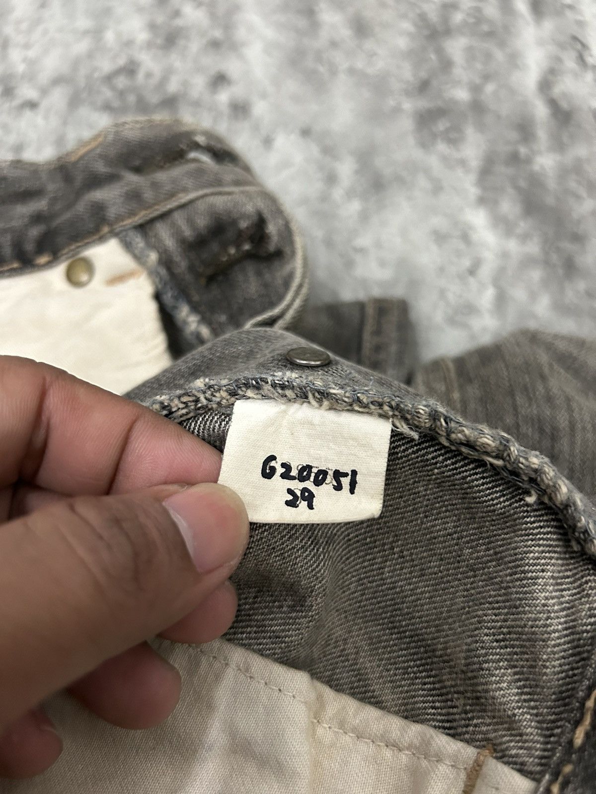 Japanese Brand Ego Tripping Japan Distressed Denim Pants Size US 30 / EU 46 - 16 Thumbnail
