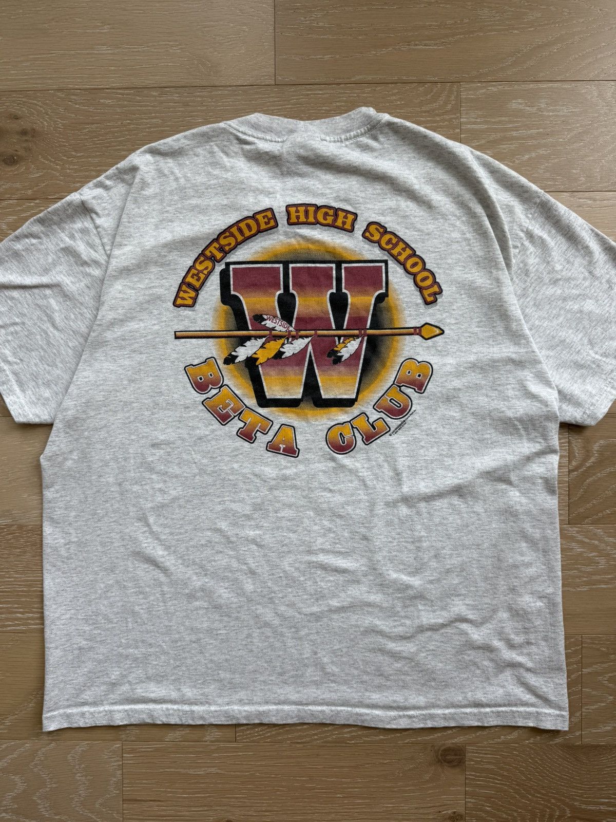Hanes Vintage Y2K Westside High School Beta Club Seminoles 2000 Size US XL / EU 56 / 4 - 1 Thumbnail