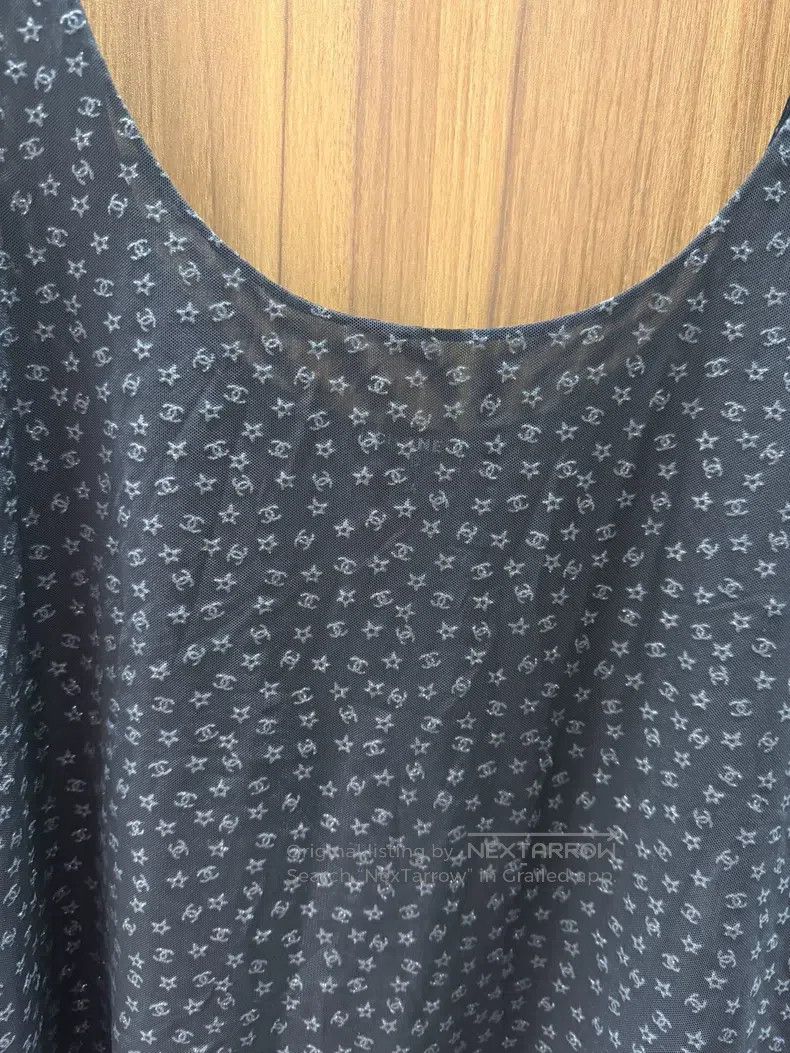 Chanel Chanel 24C black logo star strap vest Size XXS / US 00 / IT 34 - 3 Thumbnail
