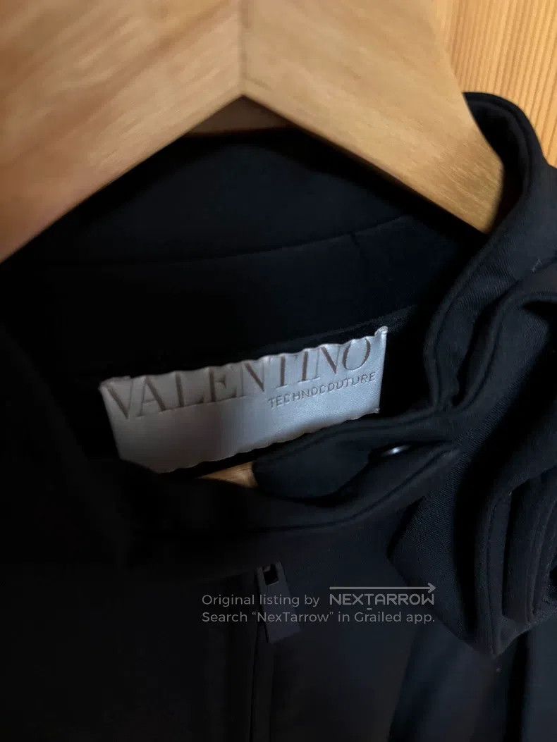 Valentino Valentino Wool coat jacket three-dimensional flower zipper Size S / US 4 / IT 40 - 6 Thumbnail