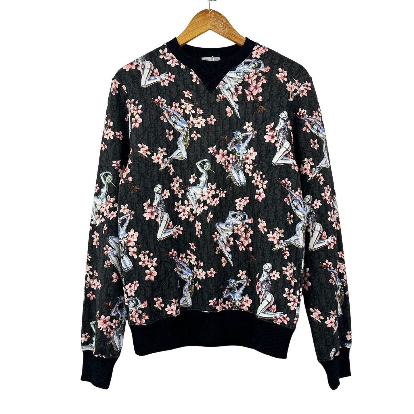 Dior x Sorayama Sakura Robot Sweatshirt Size S