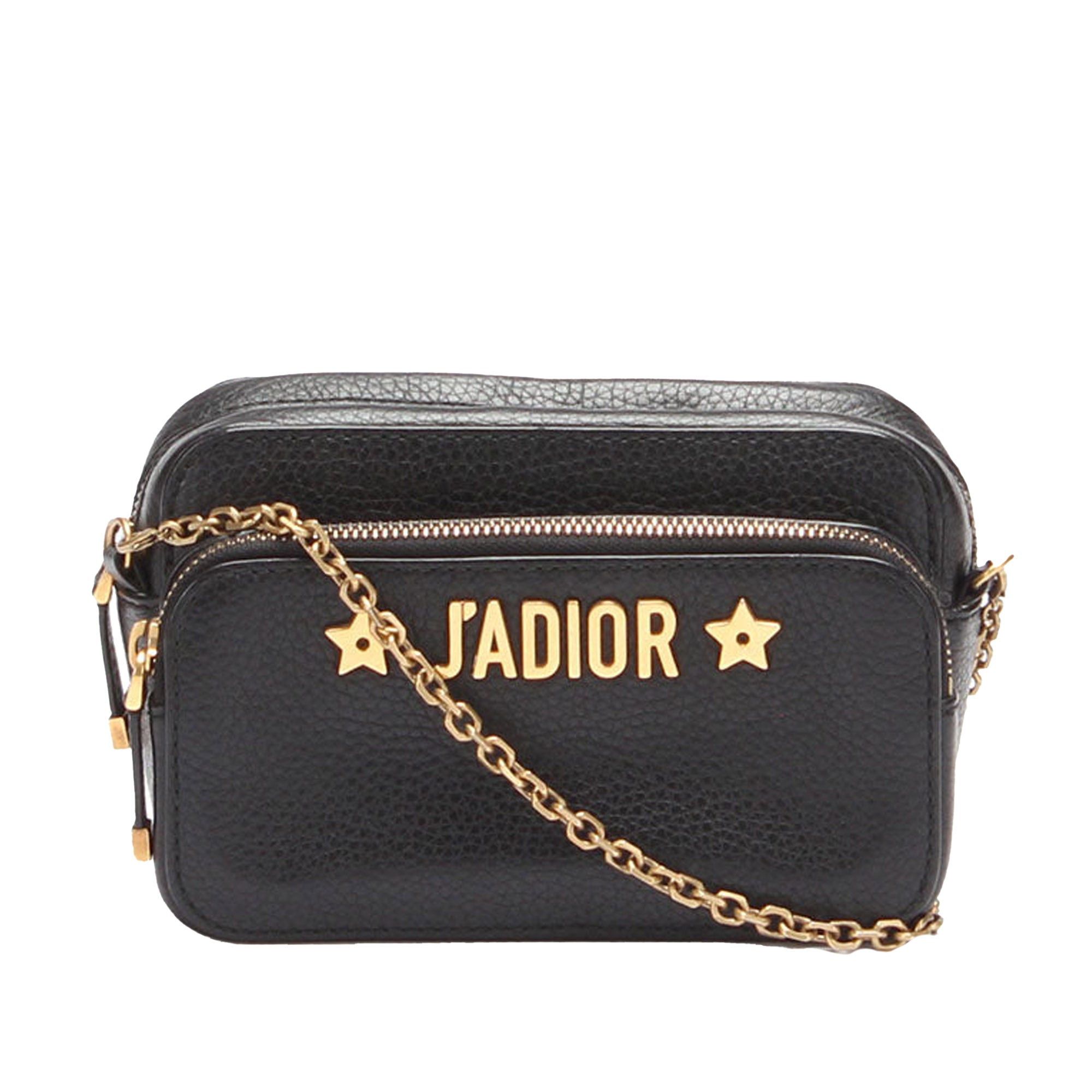 Dior Dior J'Adior Camera Case Clutch with Chain Black Size ONE SIZE - 1 Thumbnail
