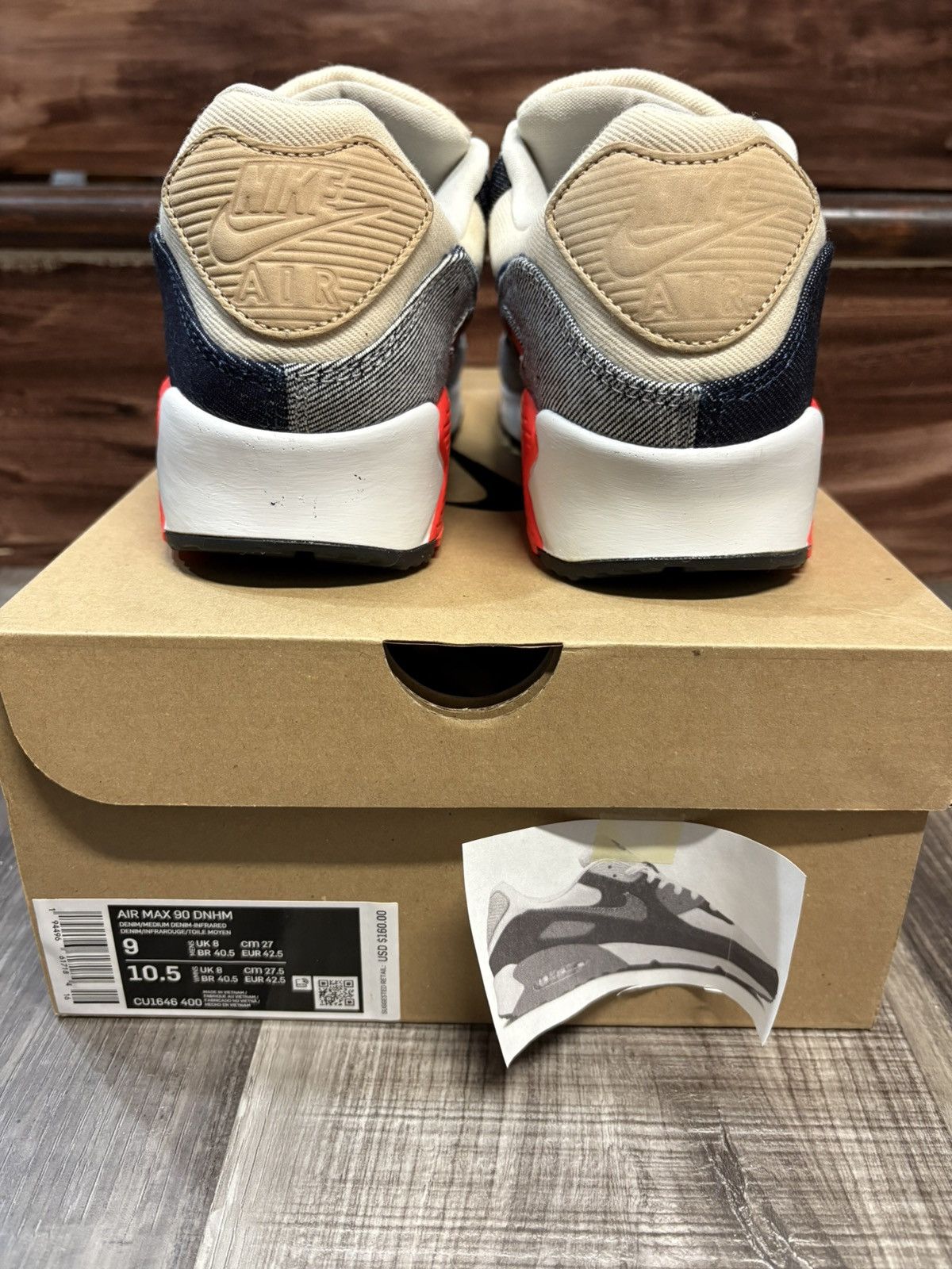 Nike Nike Air Max 90 Denham size 9 Size US 9 / EU 42 - 9 Thumbnail