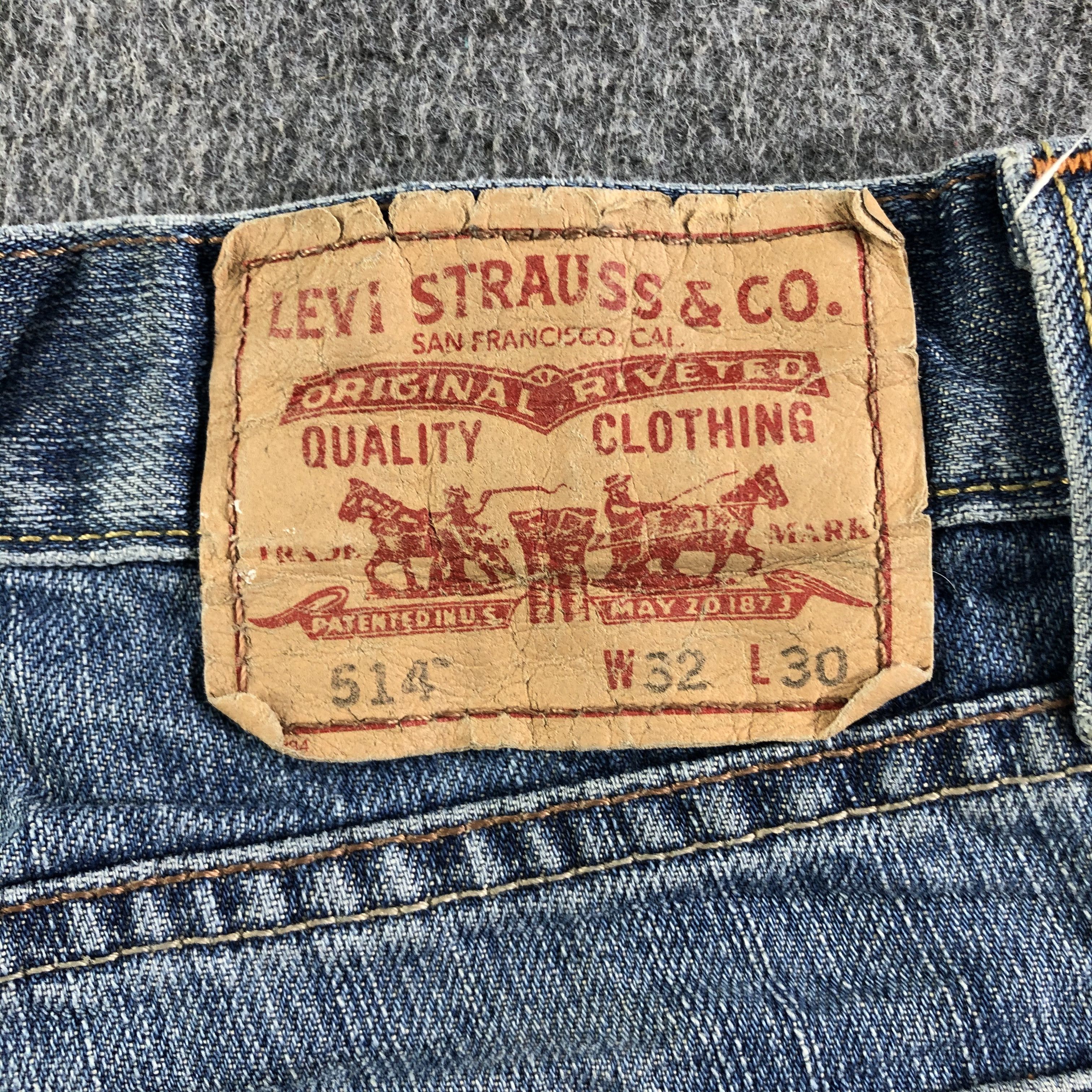 Levi's Vintage Blue Wash Levis 514 Jeans-J4377 Size US 32 / EU 48 - 5 Thumbnail
