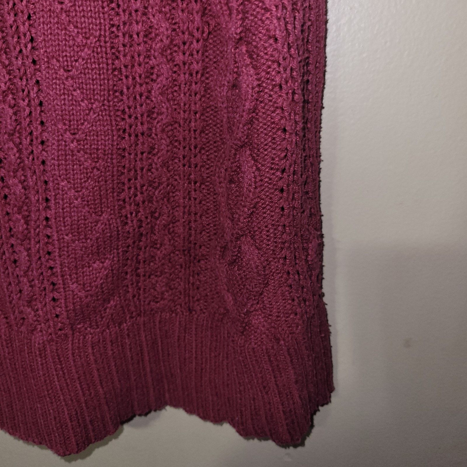 G.H. Bass & Co. G.H. Bass Heritage Collection Cable Knit Acrylic Sweater XL Size XL / US 12-14 / IT 48-50 - 9 Thumbnail