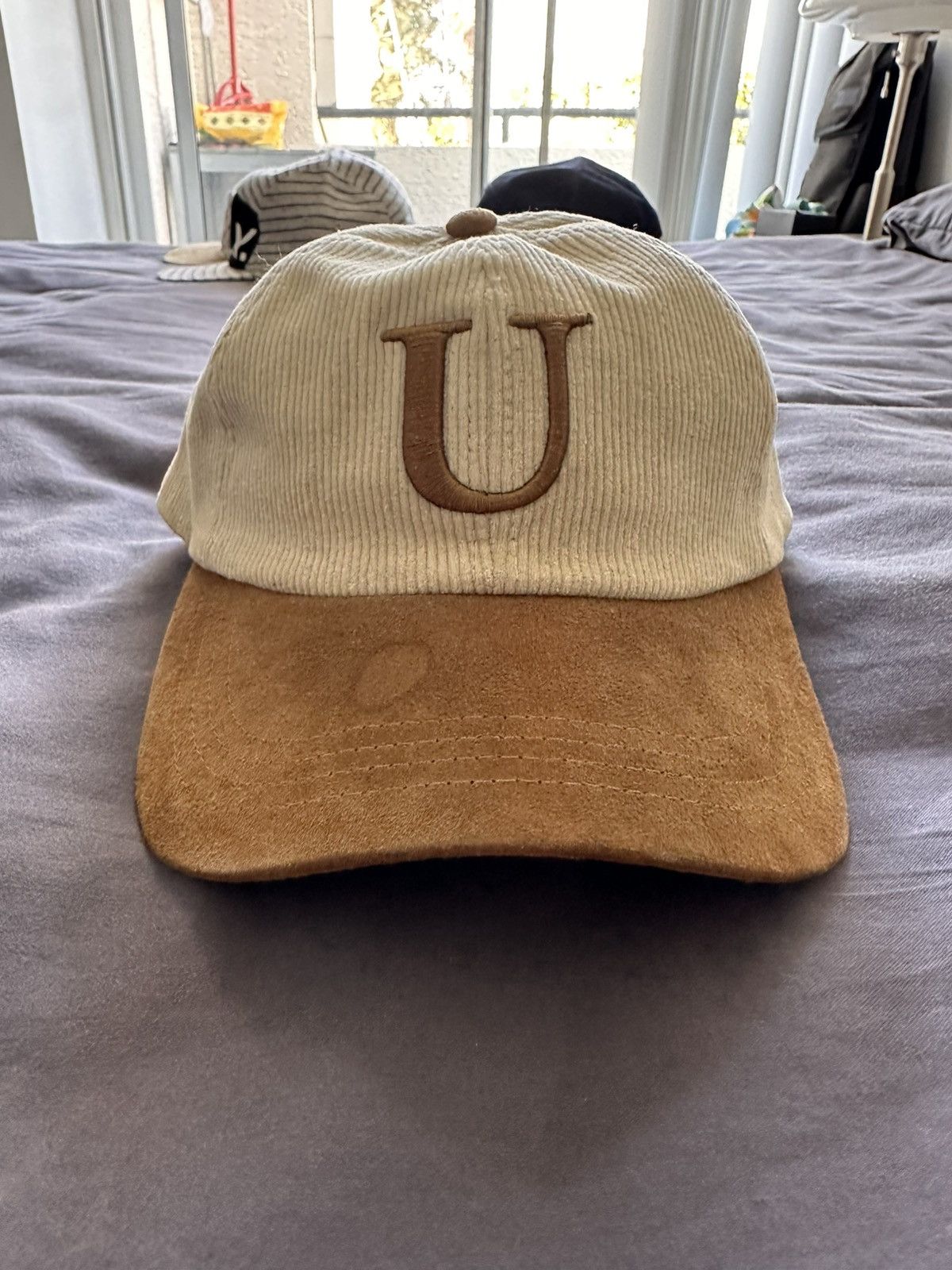 I Love Ugly U Porter Cap Tan Suede Size ONE SIZE - 4 Thumbnail