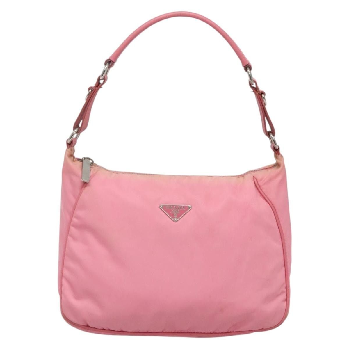 Prada PRADA Shoulder Bag Nylon Pink Silver Size ONE SIZE - 2 Thumbnail