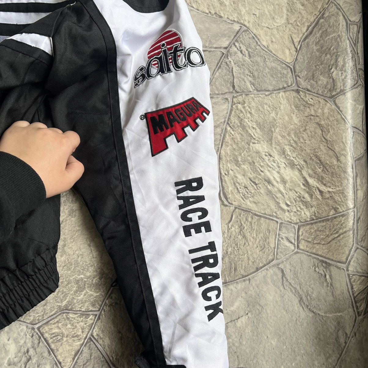 Japanese Brand Vintage Speed Rider Racing Team Moto Jacket Size US XL / EU 56 / 4 - 5 Thumbnail