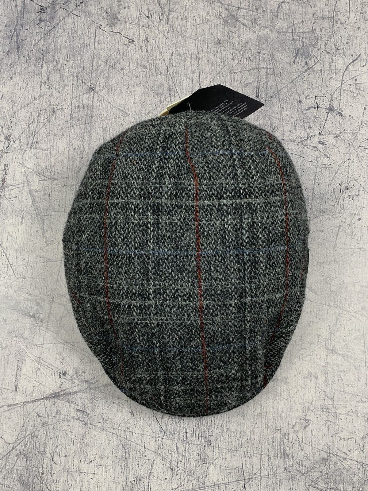 Harris Tweed × Vintage New Harris Tweed Wool Flat Hat Cap Size ONE SIZE - 6 Thumbnail