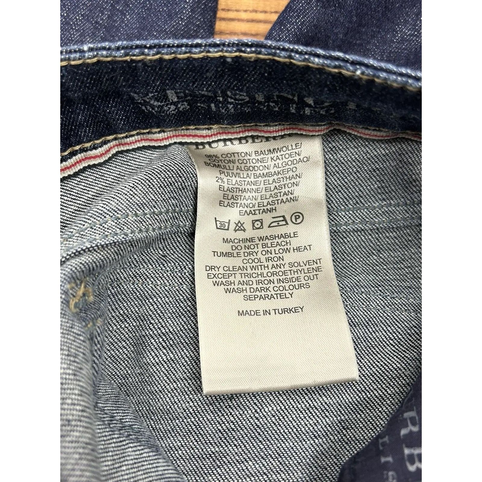 Burberry Burberry Brit Kensington Skinny Leg Denim Jeans Size 28 Size 28" / US 6 / IT 42 - 10 Thumbnail