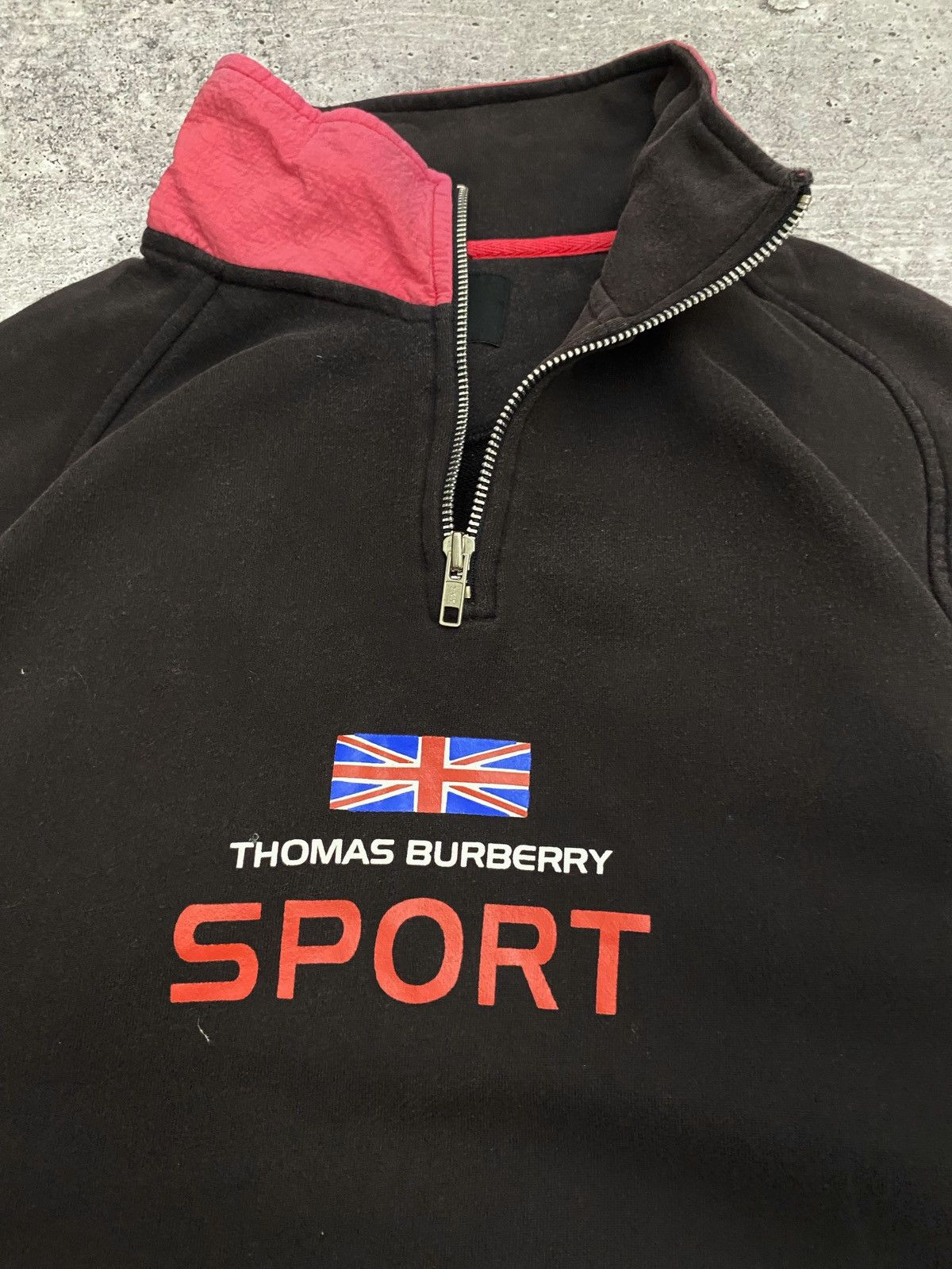 Burberry × Vintage Thomas Burberry vintage sweatshirt Size US L / EU 52-54 / 3 - 8 Thumbnail