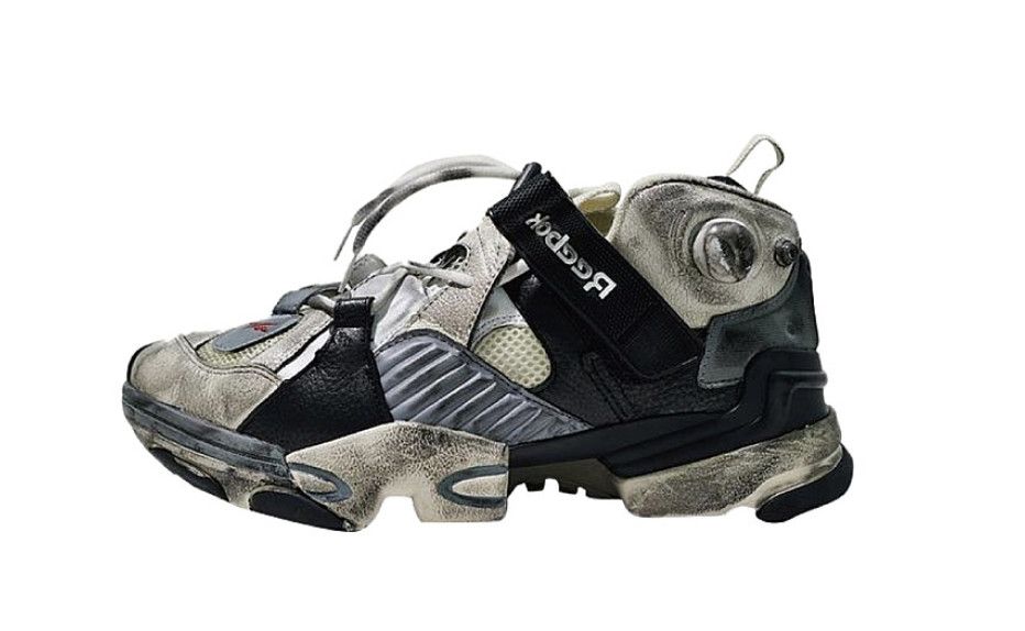 Reebok × Vetements Reebok x Vetements Genetically Modified Pump Dirty Grey Size US 8.5 / EU 41-42 - 6 Thumbnail