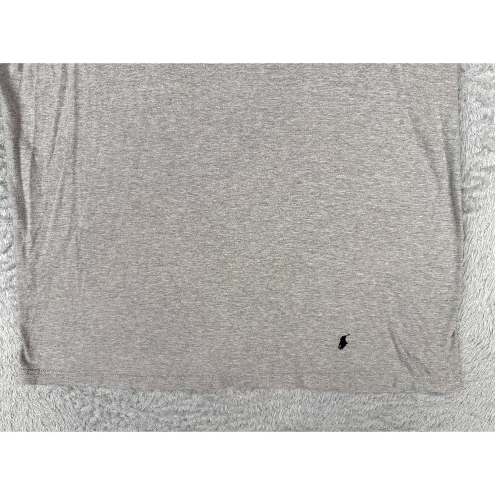 Ralph Lauren Polo Ralph Lauren Shirt Adult Large Gray Short Sleeve Crew Neck Cotton Mens Size US L / EU 52-54 / 3 - 5 Thumbnail