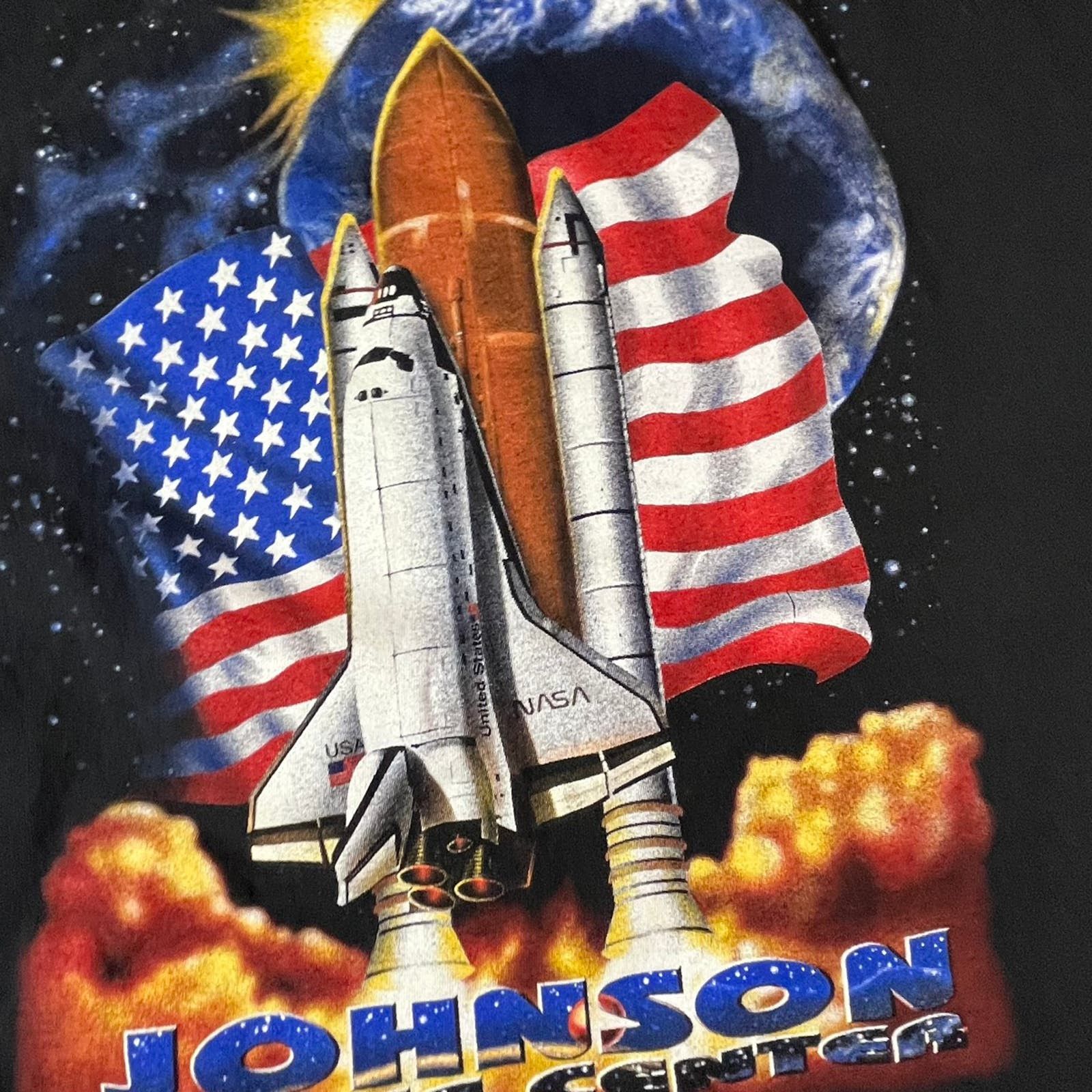 Vintage VTG 1990’s Made in USA Johnson Space Centre Graphic Tee XL Size US XL / EU 56 / 4 - 7 Thumbnail