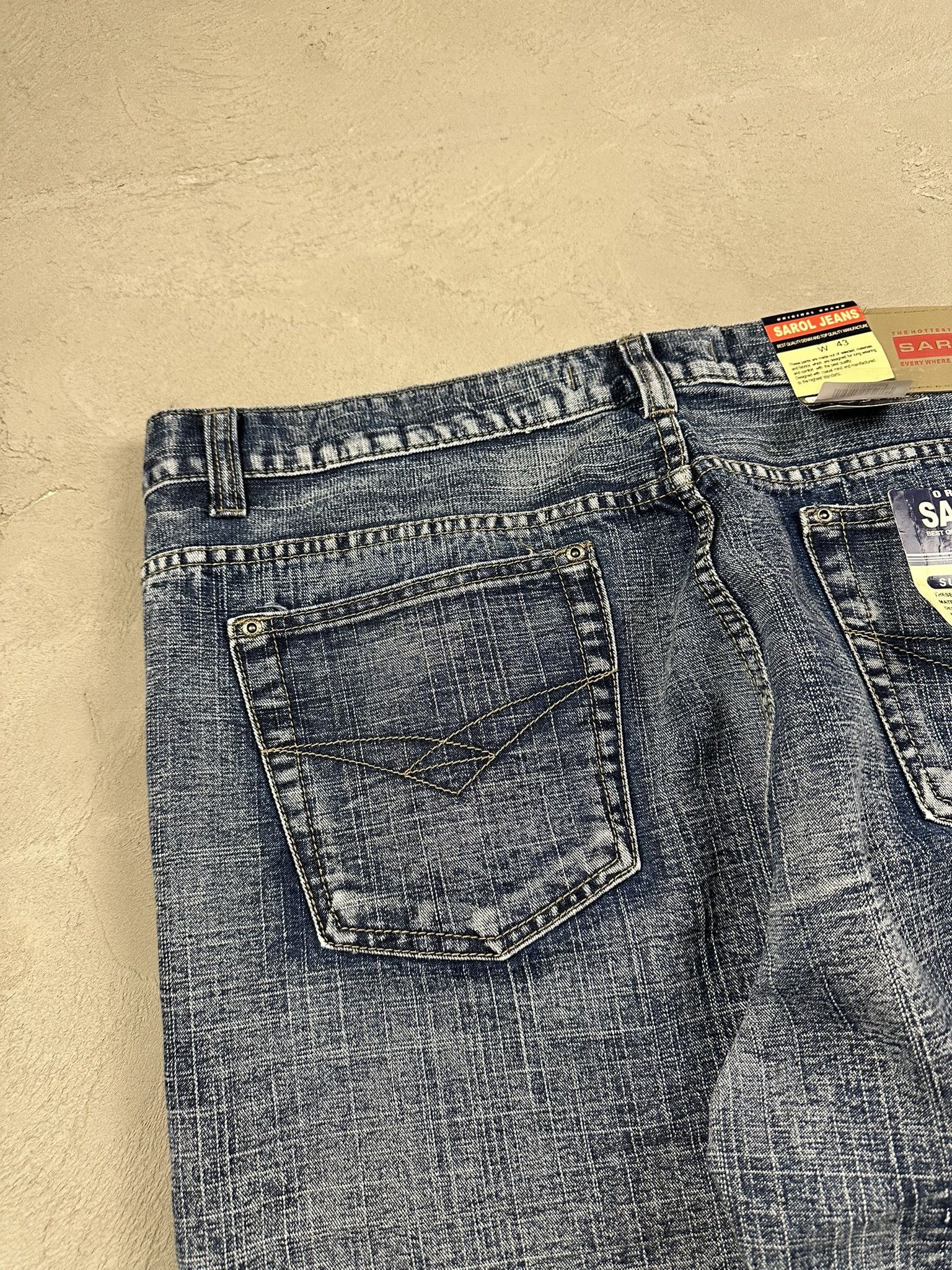 Japanese Brand Vintage Y2k Japanese Oversized Baggy Faded Pants Size US 43 - 4 Thumbnail