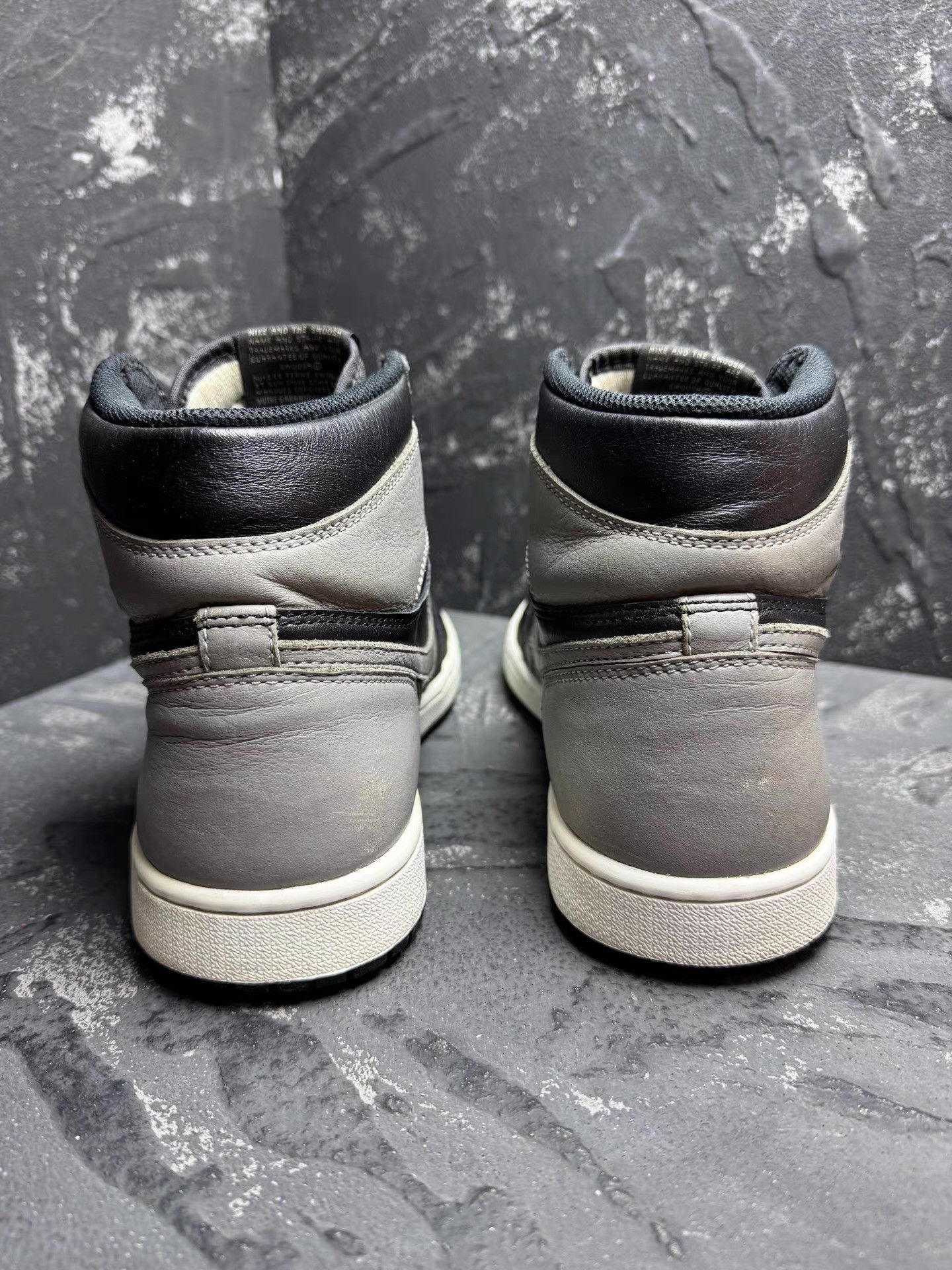 Nike Air Jordan 1 Shadow Black & Gray Q10 Size US 10 / EU 43 - 7 Thumbnail