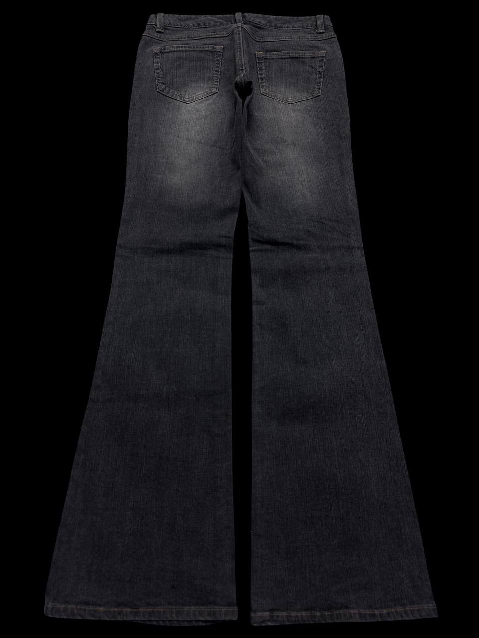Other BELL BOTTOM 90s Style Japanese Mudwash Insane Bootcut Jeans Size US 27 - 2 Thumbnail