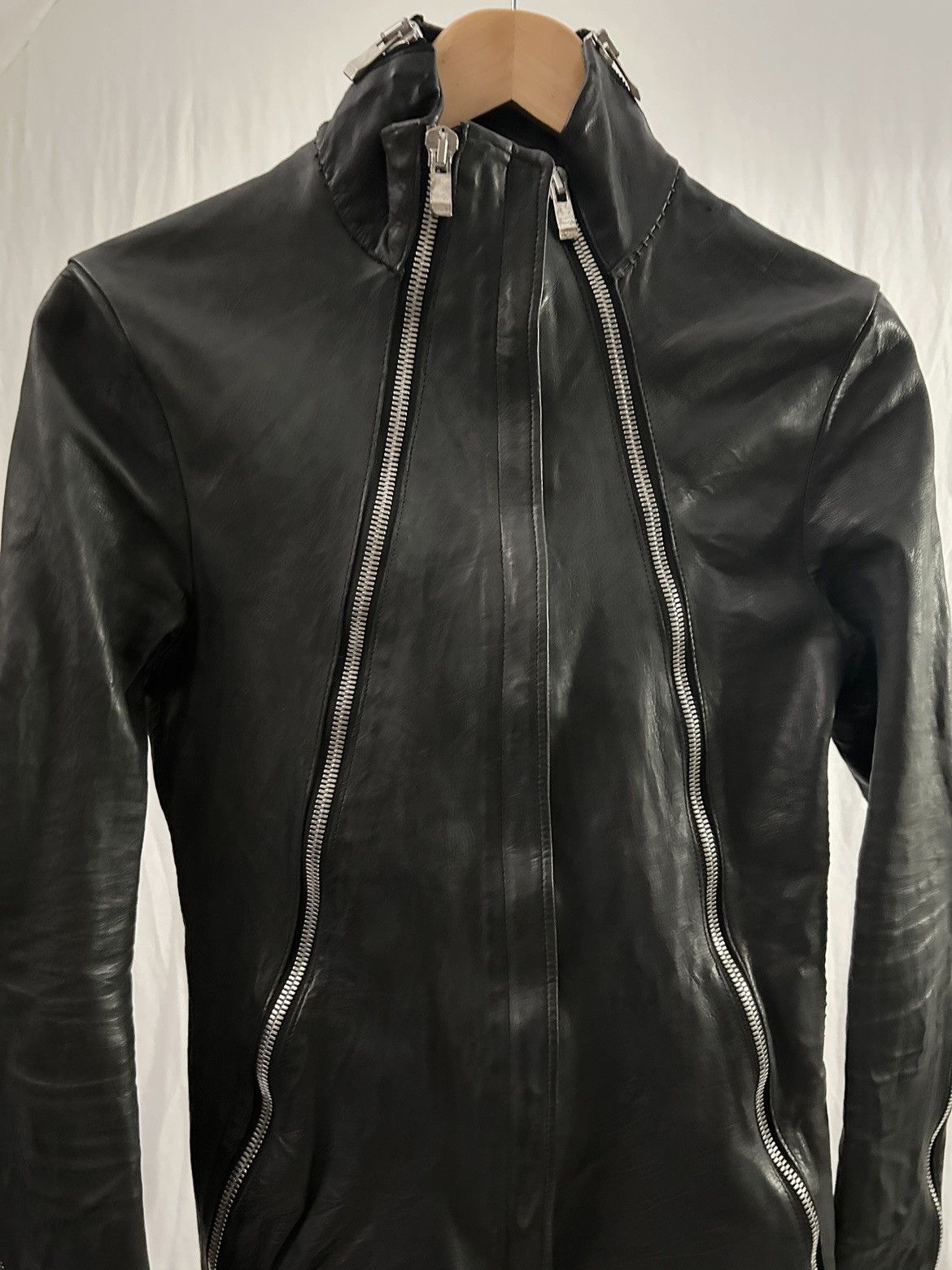 Incarnation Incarnation Zipper Sleeve Leather Jacket Size US S / EU 44-46 / 1 - 6 Thumbnail