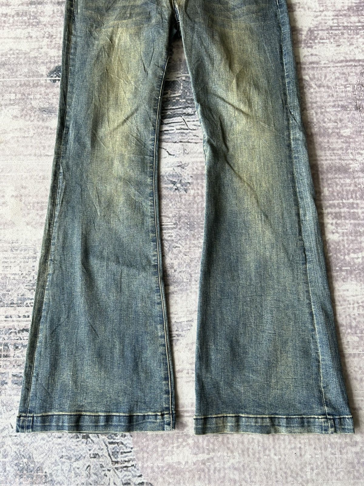 Tornado Mart Y2K Super Flared Amr Jeans Size US 31 - 5 Thumbnail