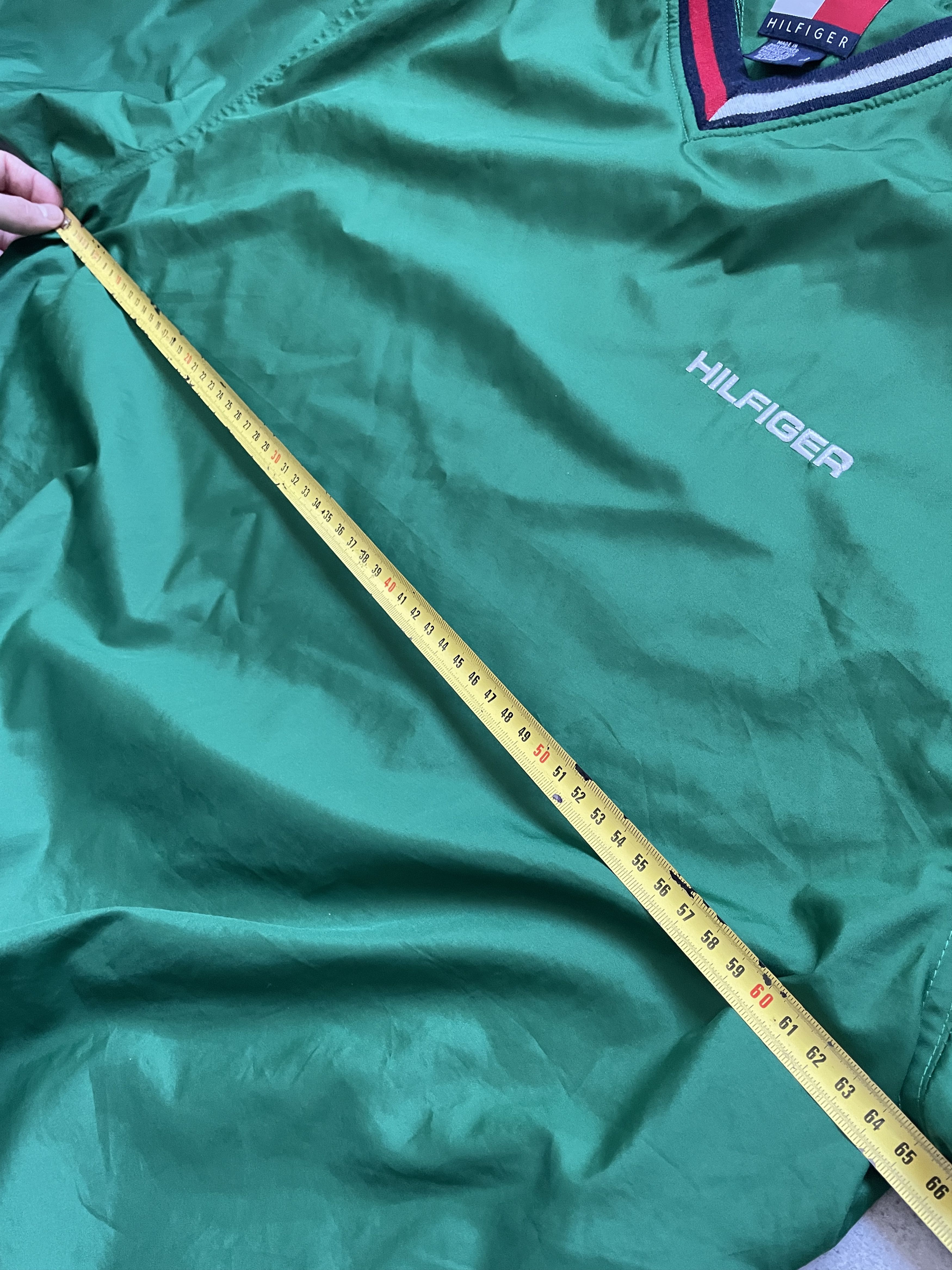 Tommy Hilfiger Y2K TOMMY HILFIGER GREEN BOXY WINDBREAKER JACKET Size US L / EU 52-54 / 3 - 7 Thumbnail