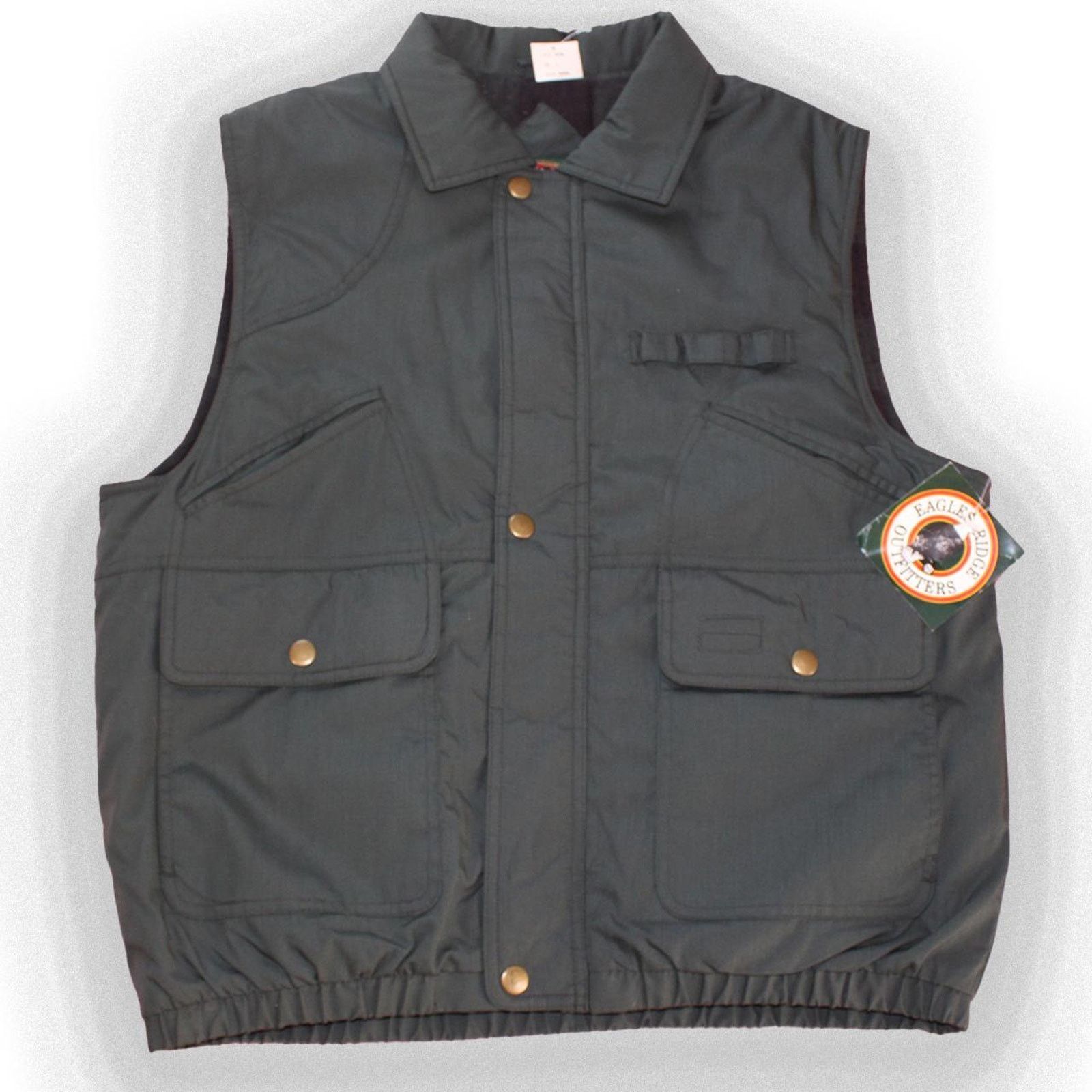 Vintage Deadstock Vintage 90's Eagles Ridge Outfitters Green Vest Size US L / EU 52-54 / 3 - 3 Thumbnail