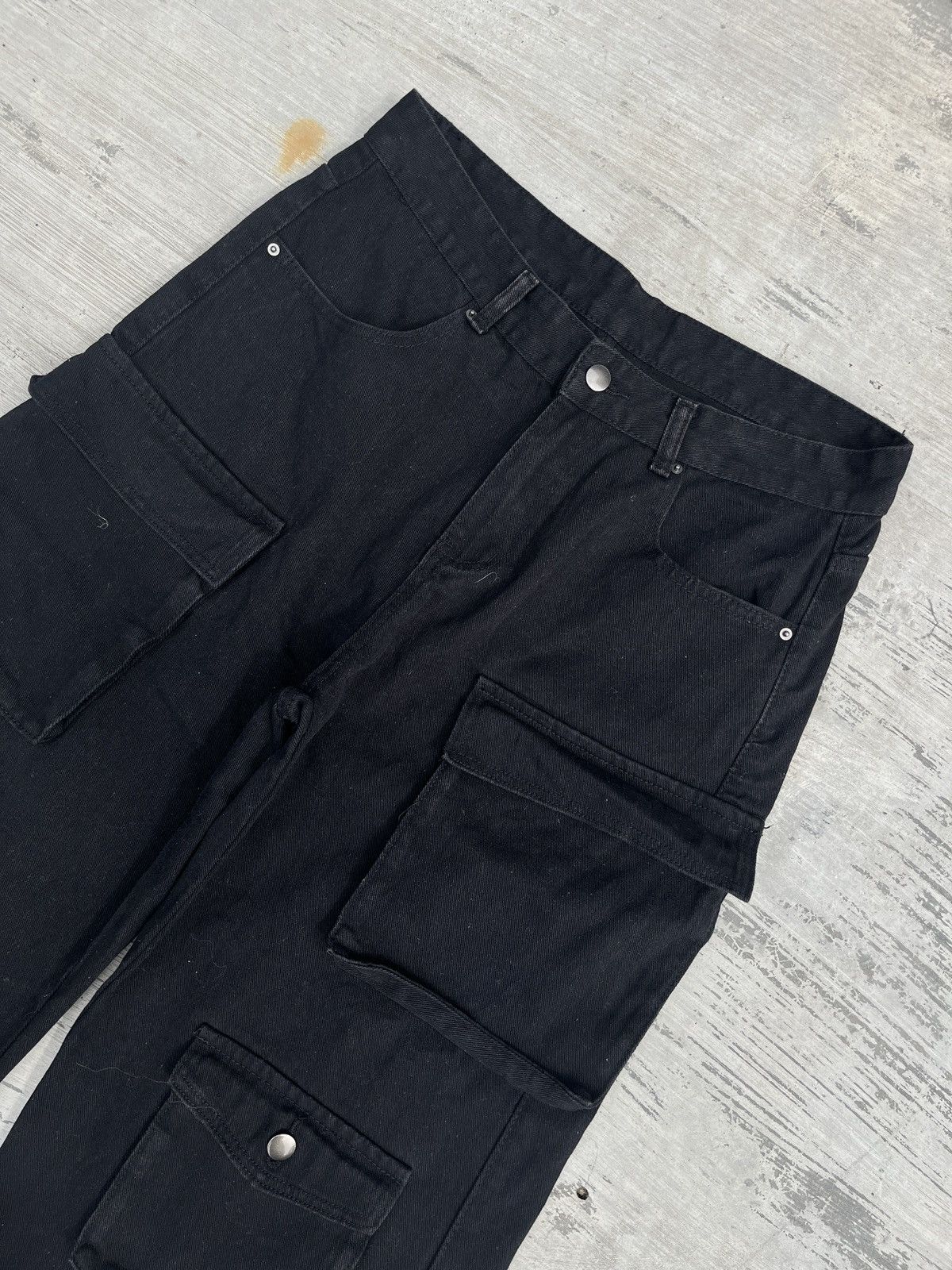 Shein Manfinity Wide Cargo Denim Size US 33 - 2 Thumbnail
